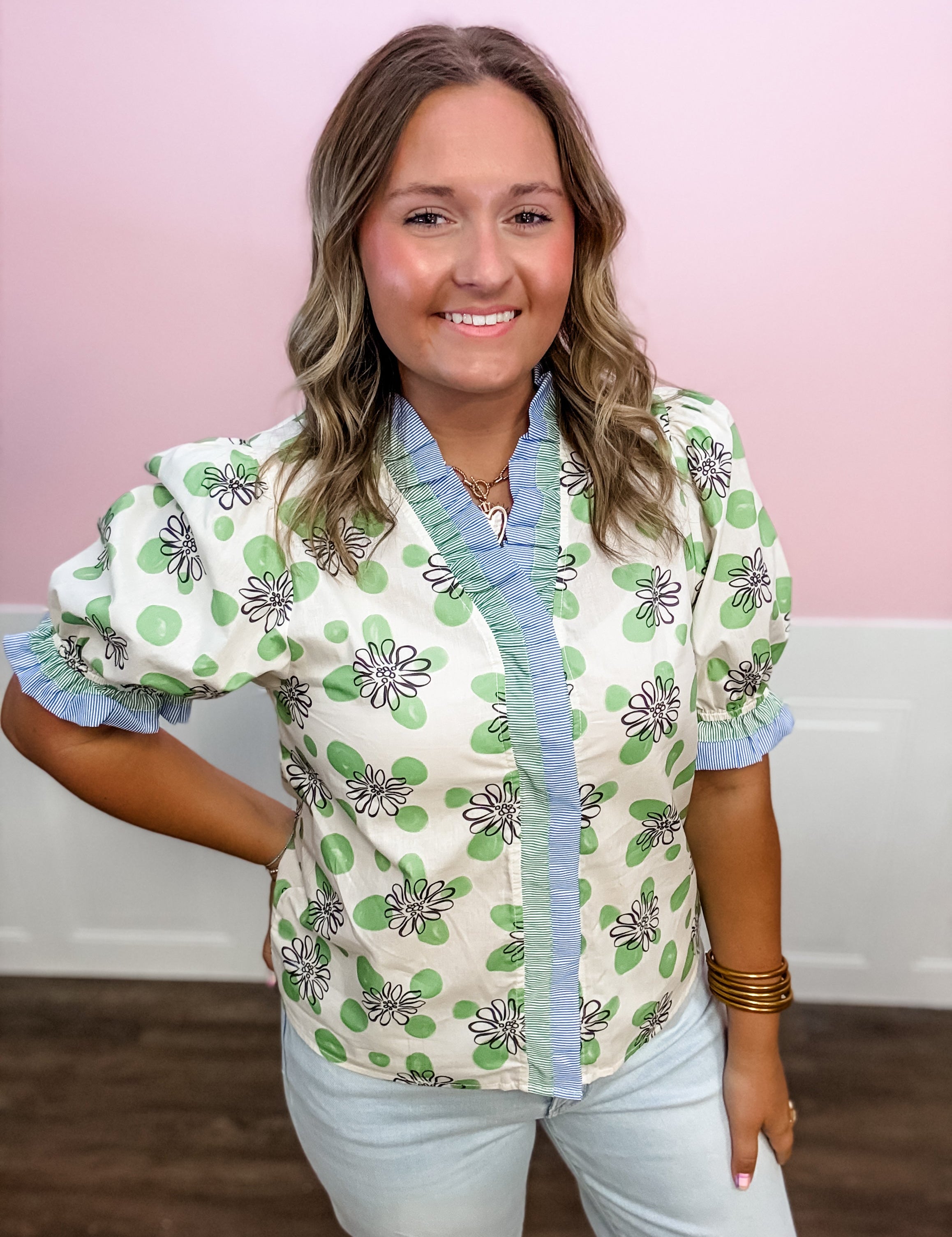 Fresh Pick Floral Top - Just a Small Town Girl