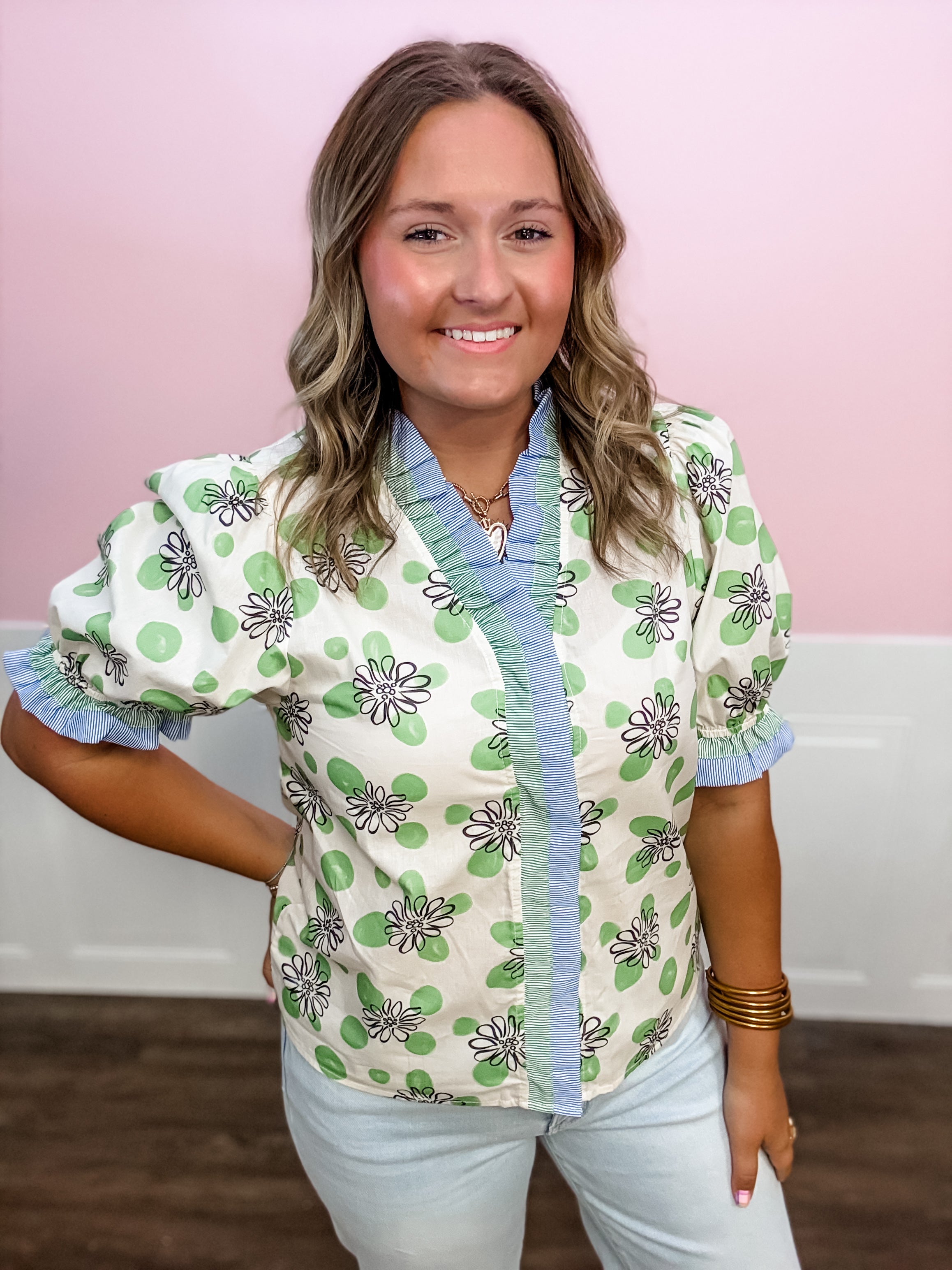 Fresh Pick Floral Top - Just a Small Town Girl