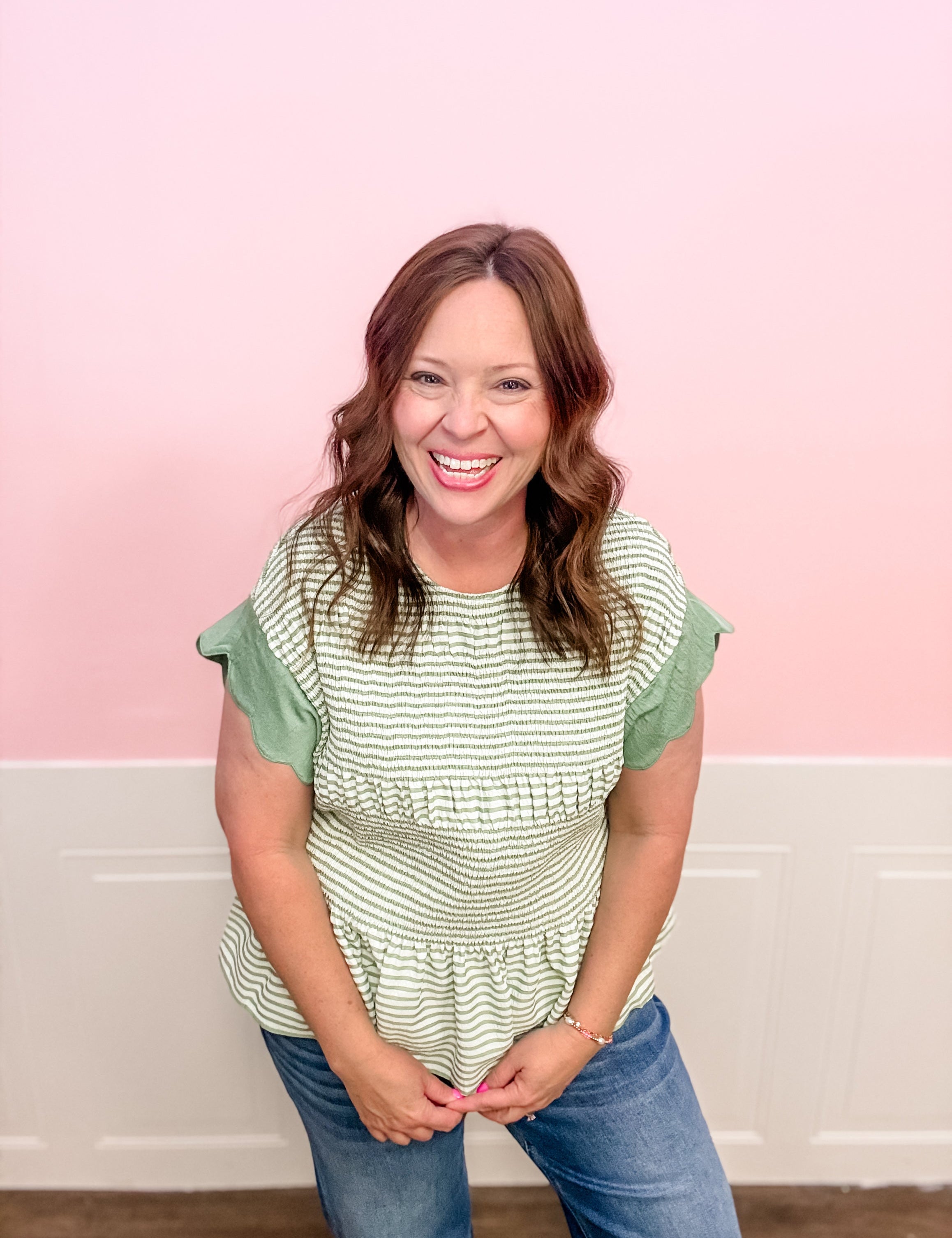 Fresh Picked Charm Top - Just a Small Town Girl