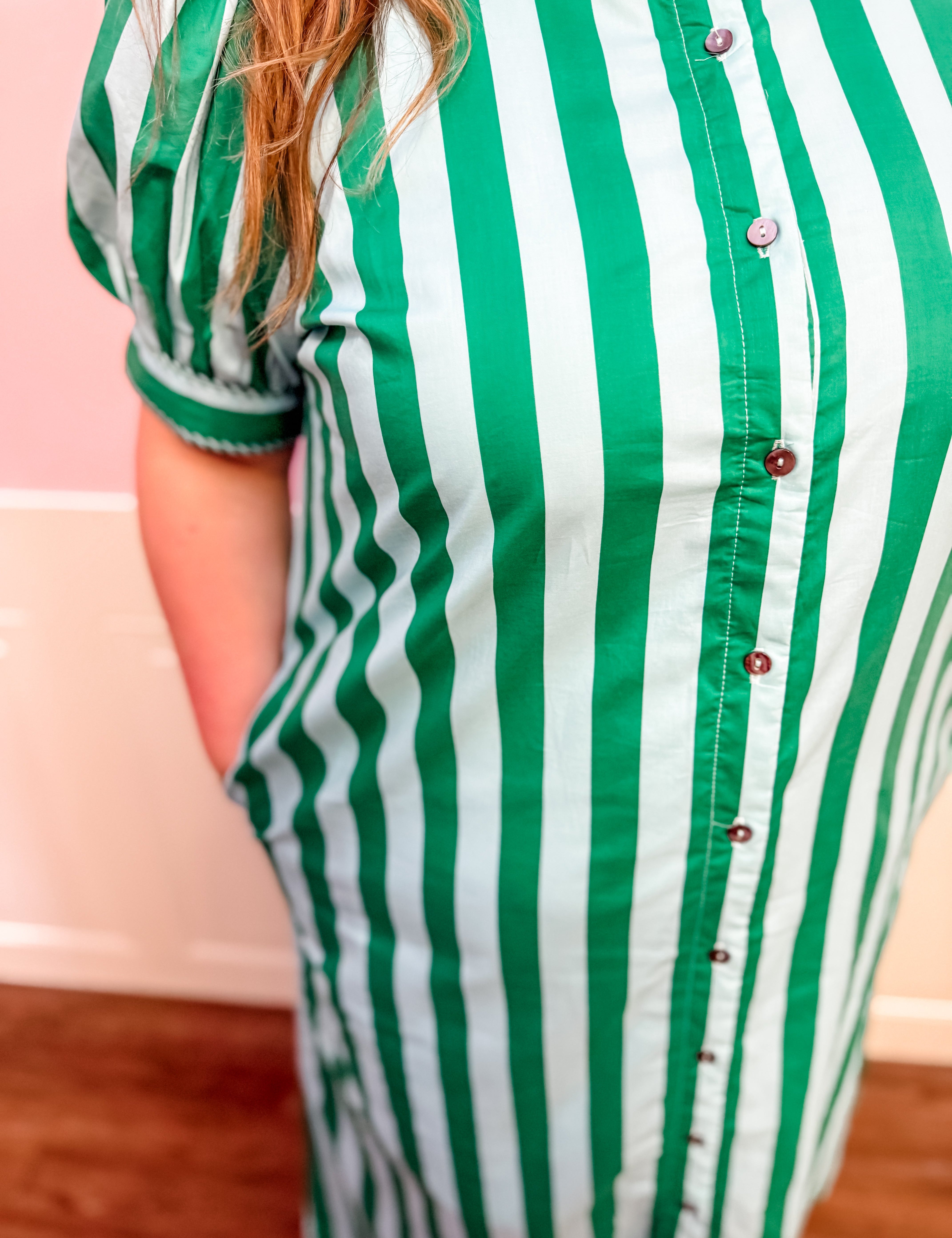 Fresh Picked Stripe Maxi Dress: Plus Size - Just a Small Town Girl