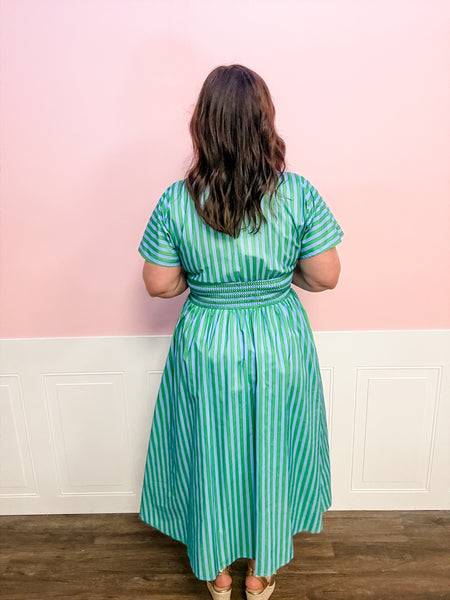Fresh Start Stripe Maxi Dress - Just a Small Town Girl