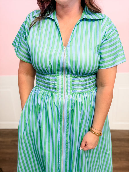 Fresh Start Stripe Maxi Dress - Just a Small Town Girl