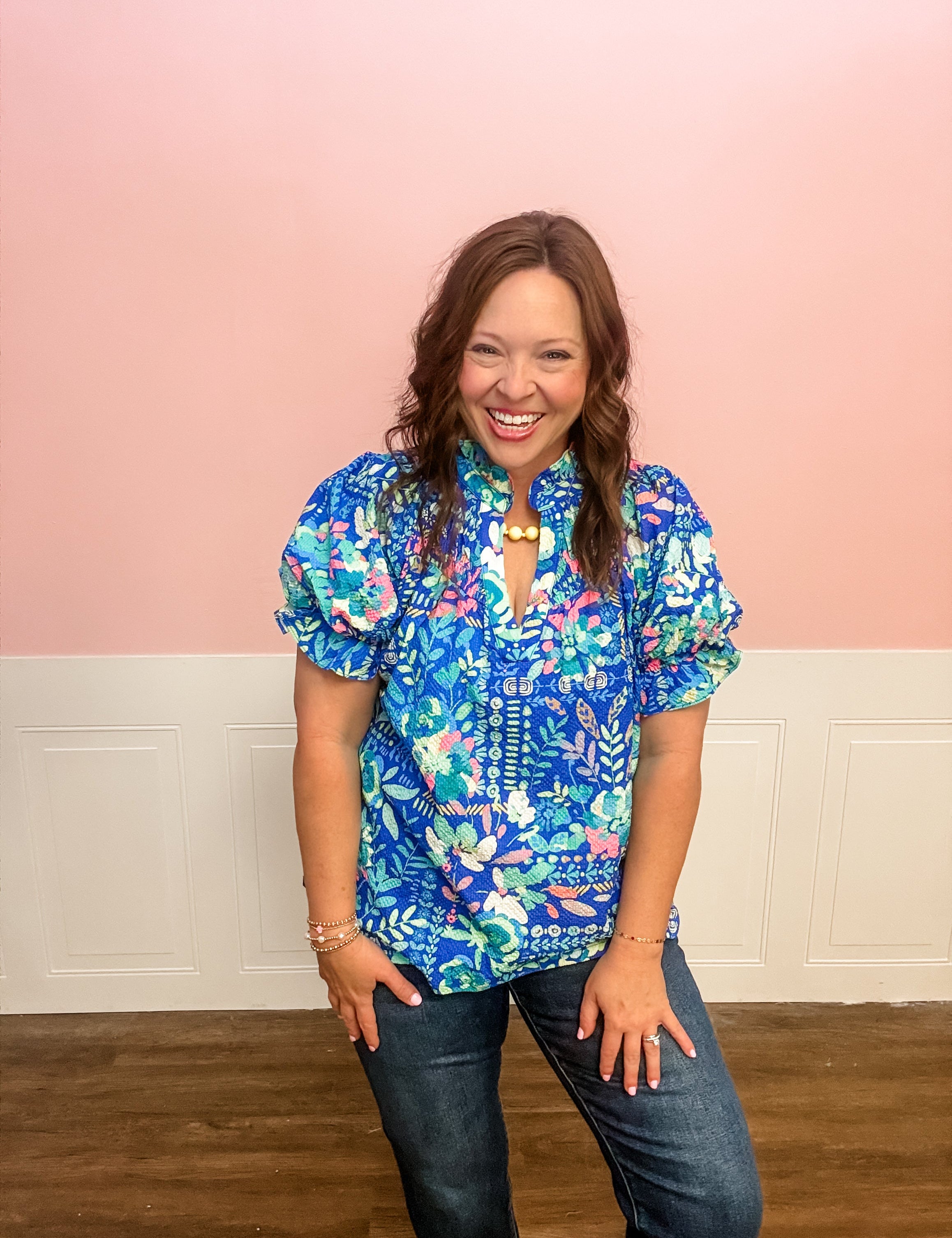 Garden Party Bloom Top - Just a Small Town Girl