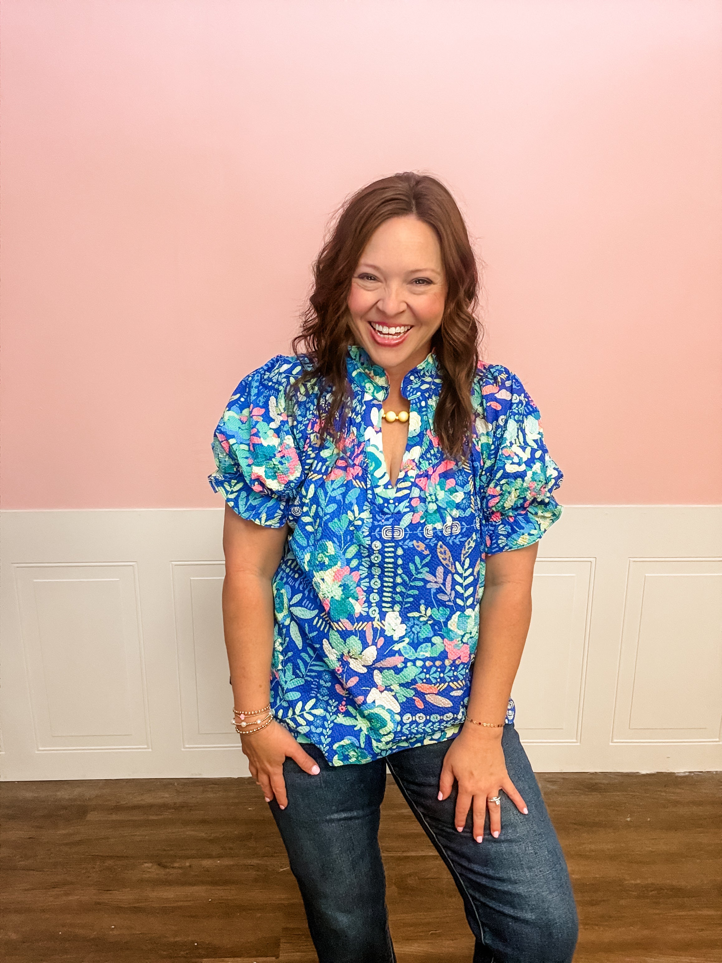 Garden Party Bloom Top - Just a Small Town Girl