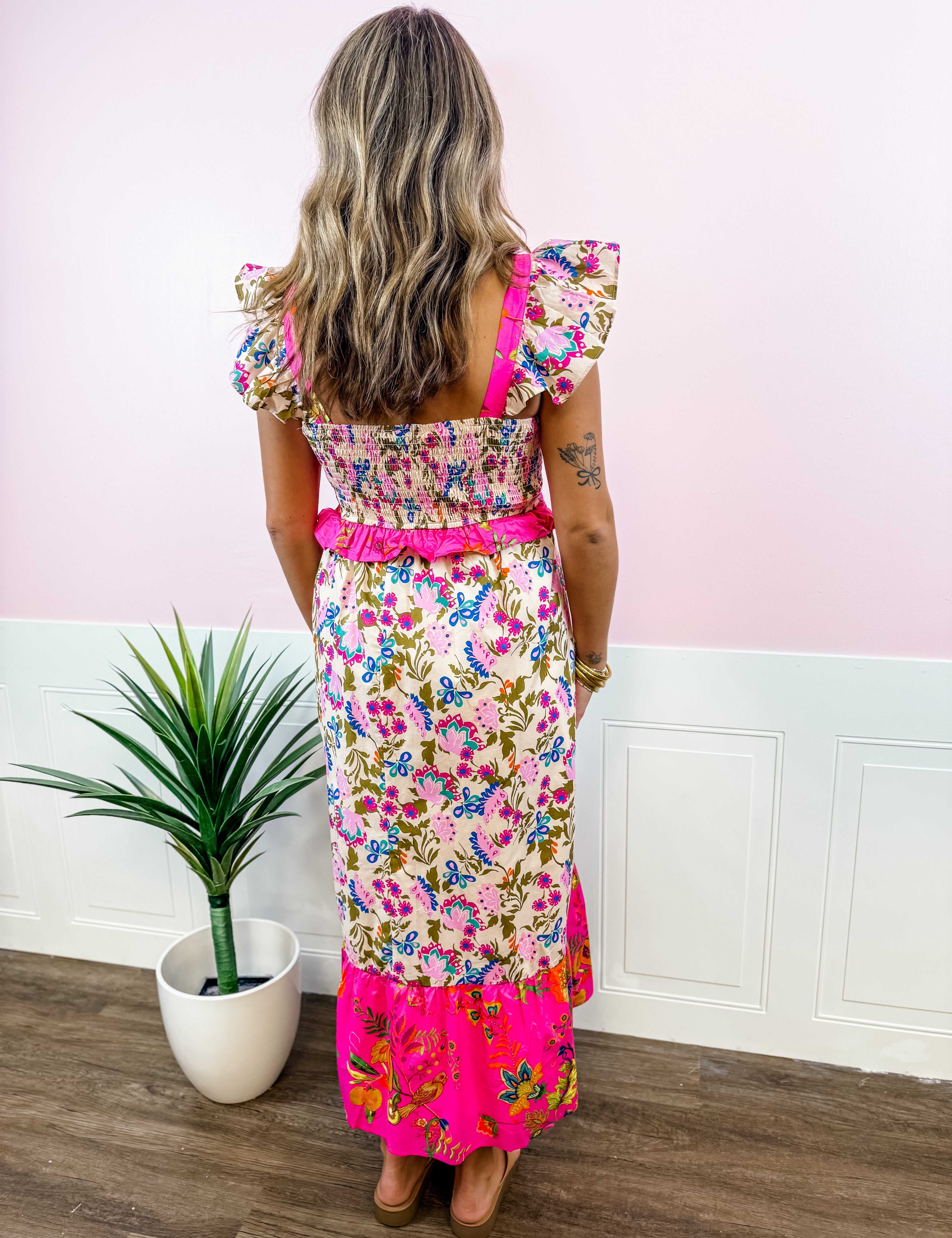 Garden Party Dreams Dress - Just a Small Town Girl
