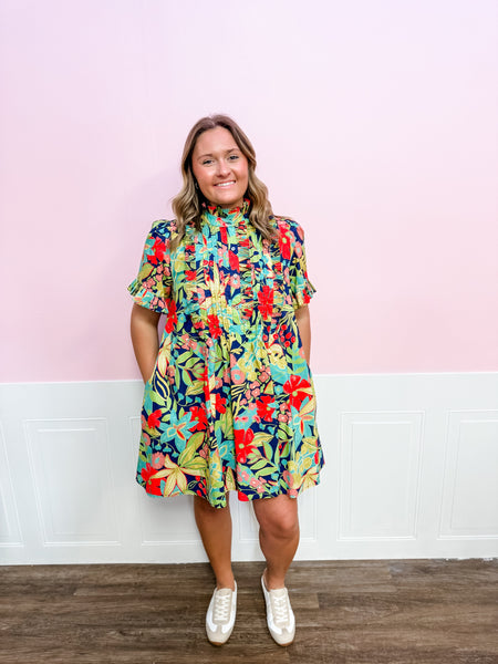 Garden Party Ruffle Midi Dress - Just a Small Town Girl