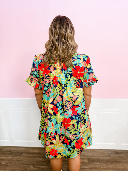 Garden Party Ruffle Midi Dress - Just a Small Town Girl