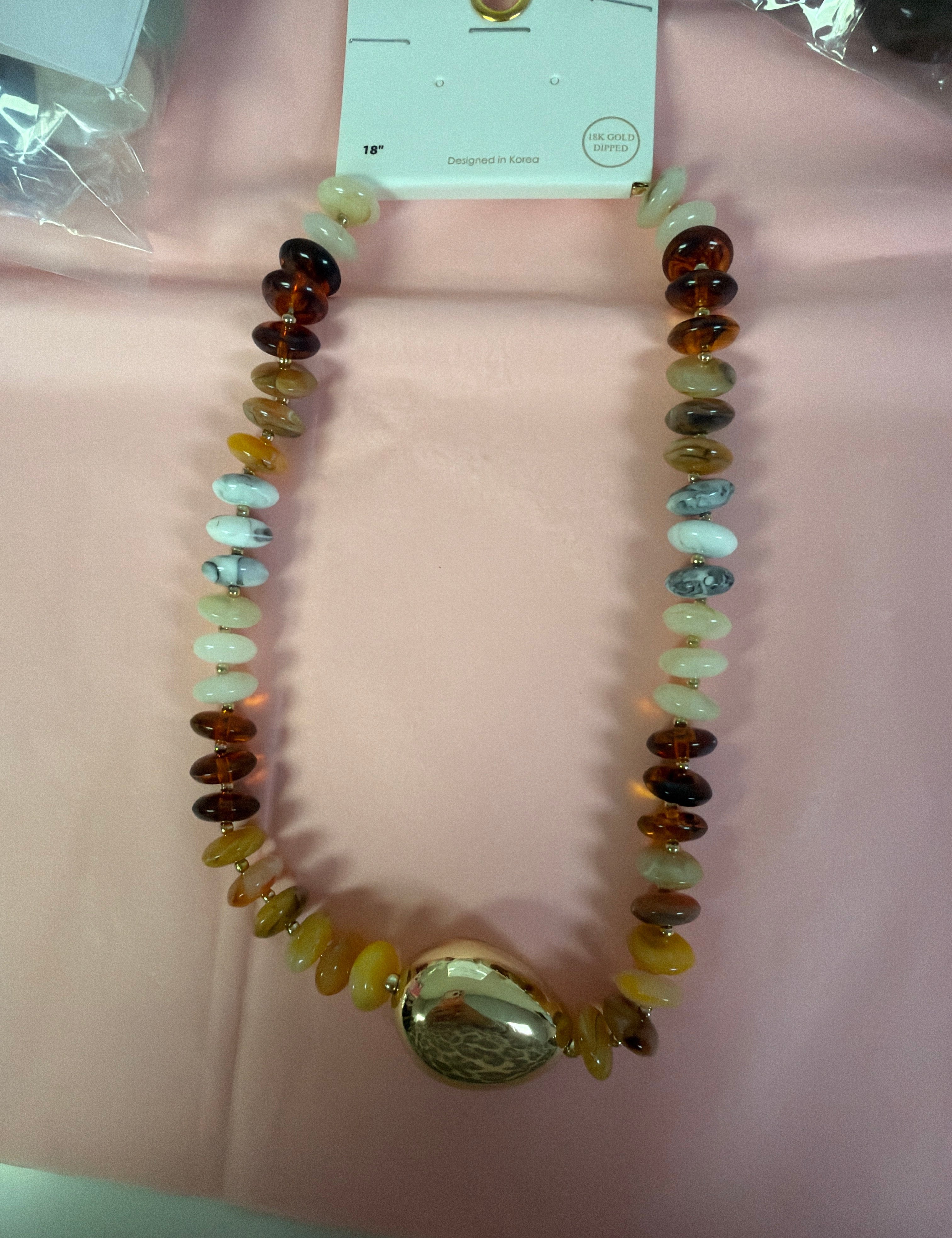 Golden Harvest Statement Necklace - Just a Small Town Girl