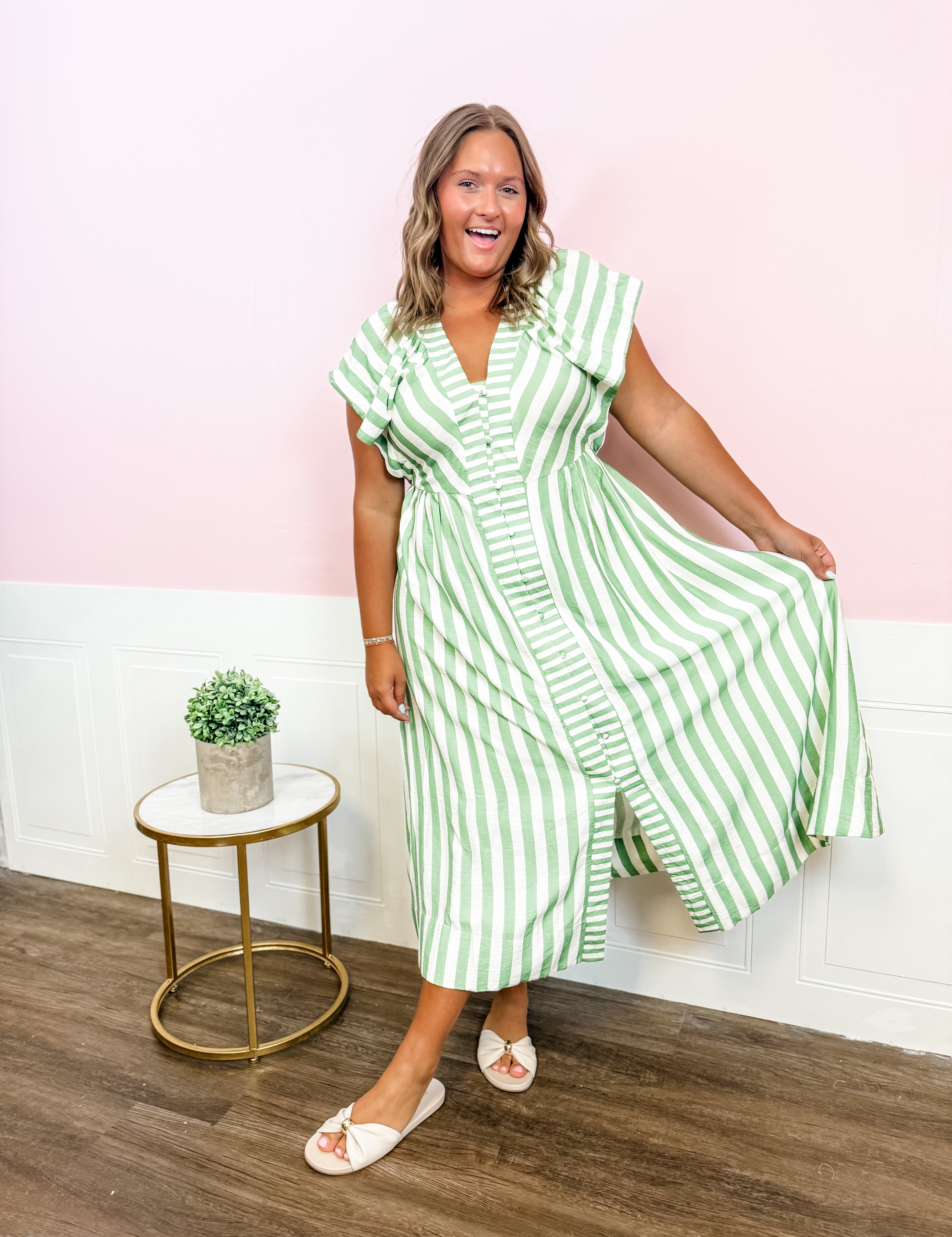 Green With Envy Dress - Just a Small Town Girl