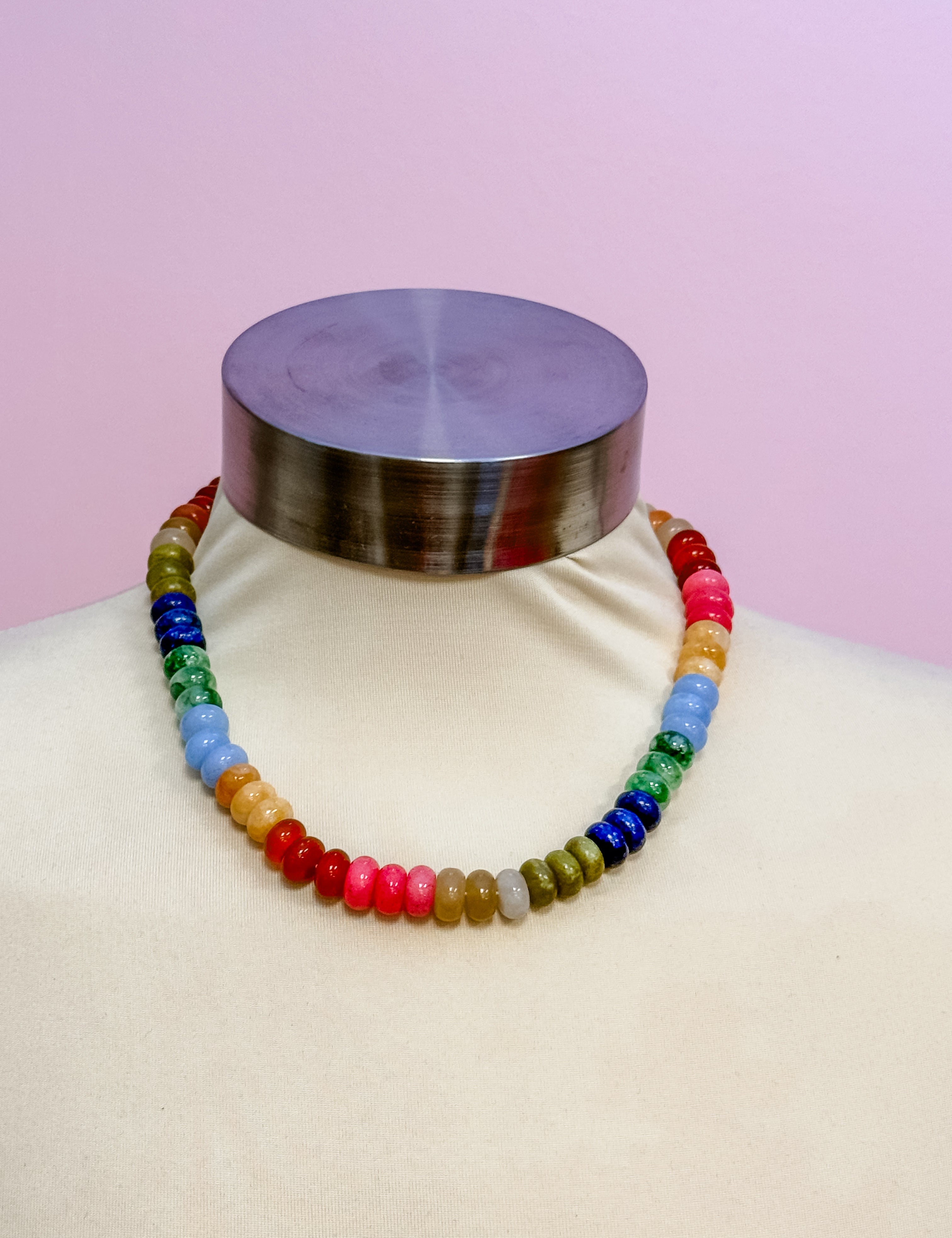 Happy Days Beaded Necklace - Just a Small Town Girl