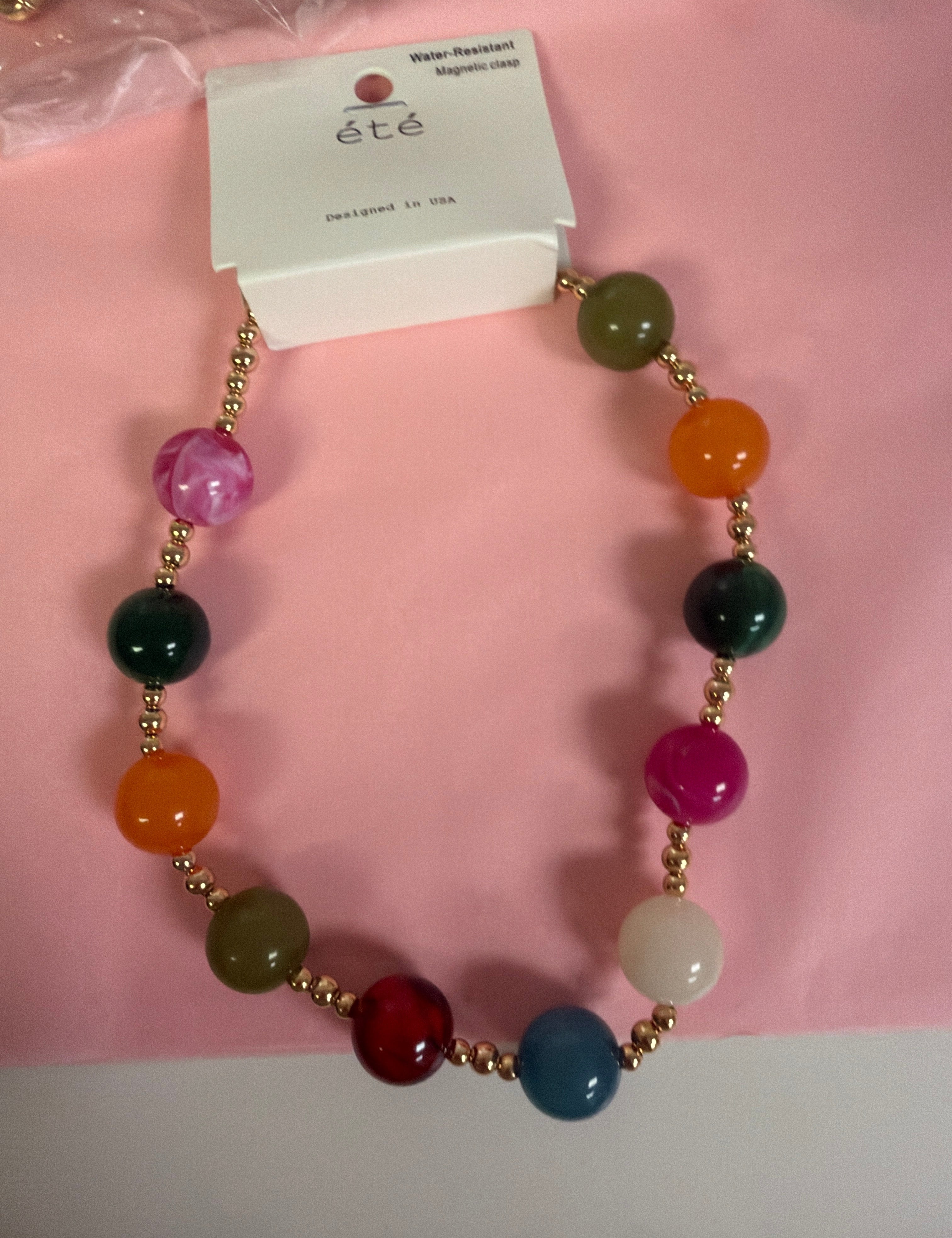 Happy Hour Beaded Necklace - Just a Small Town Girl