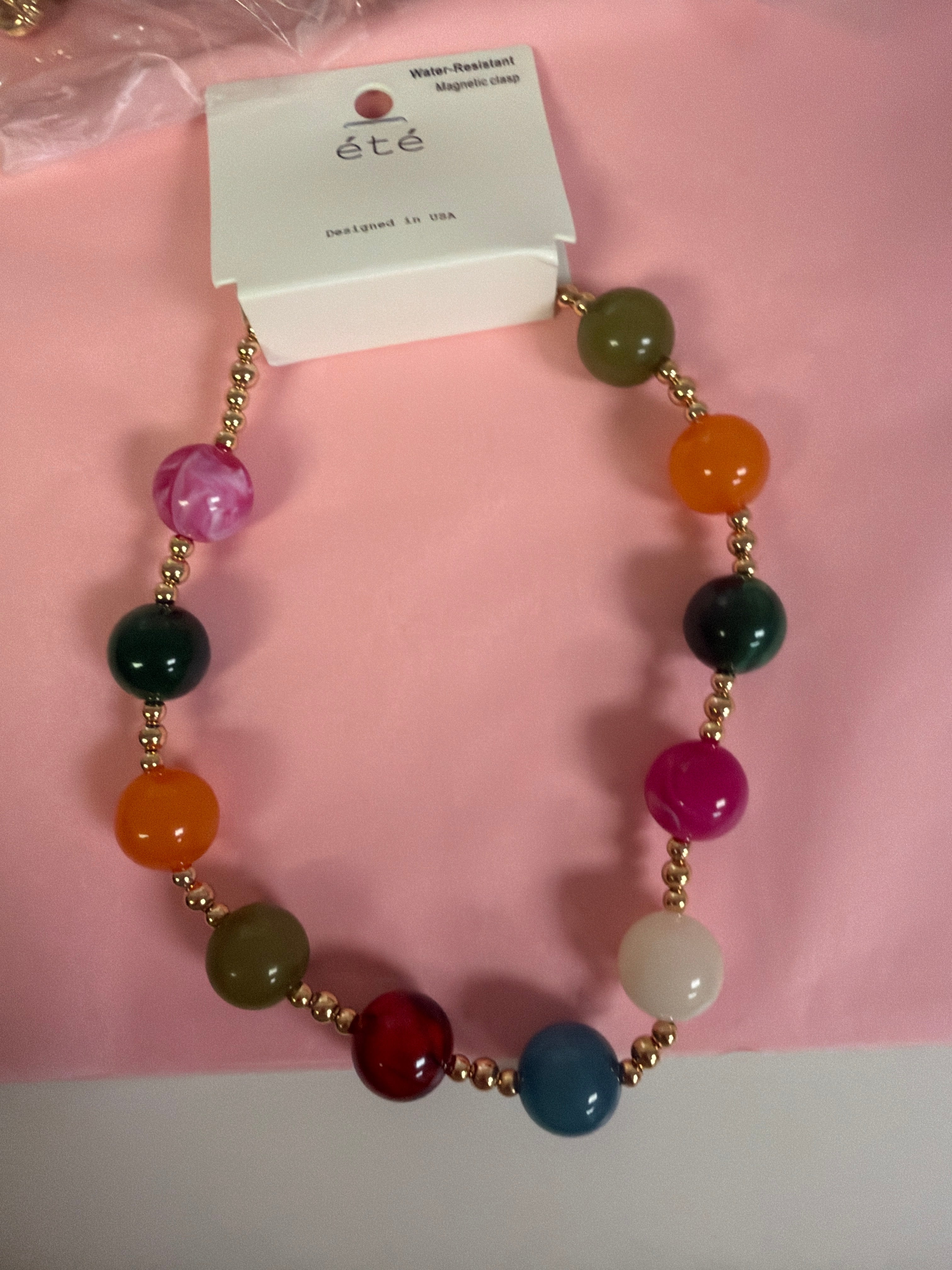 Happy Hour Beaded Necklace - Just a Small Town Girl