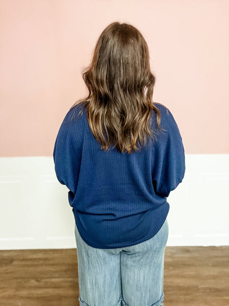 Harbor Club Ribbed Top - Just a Small Town Girl