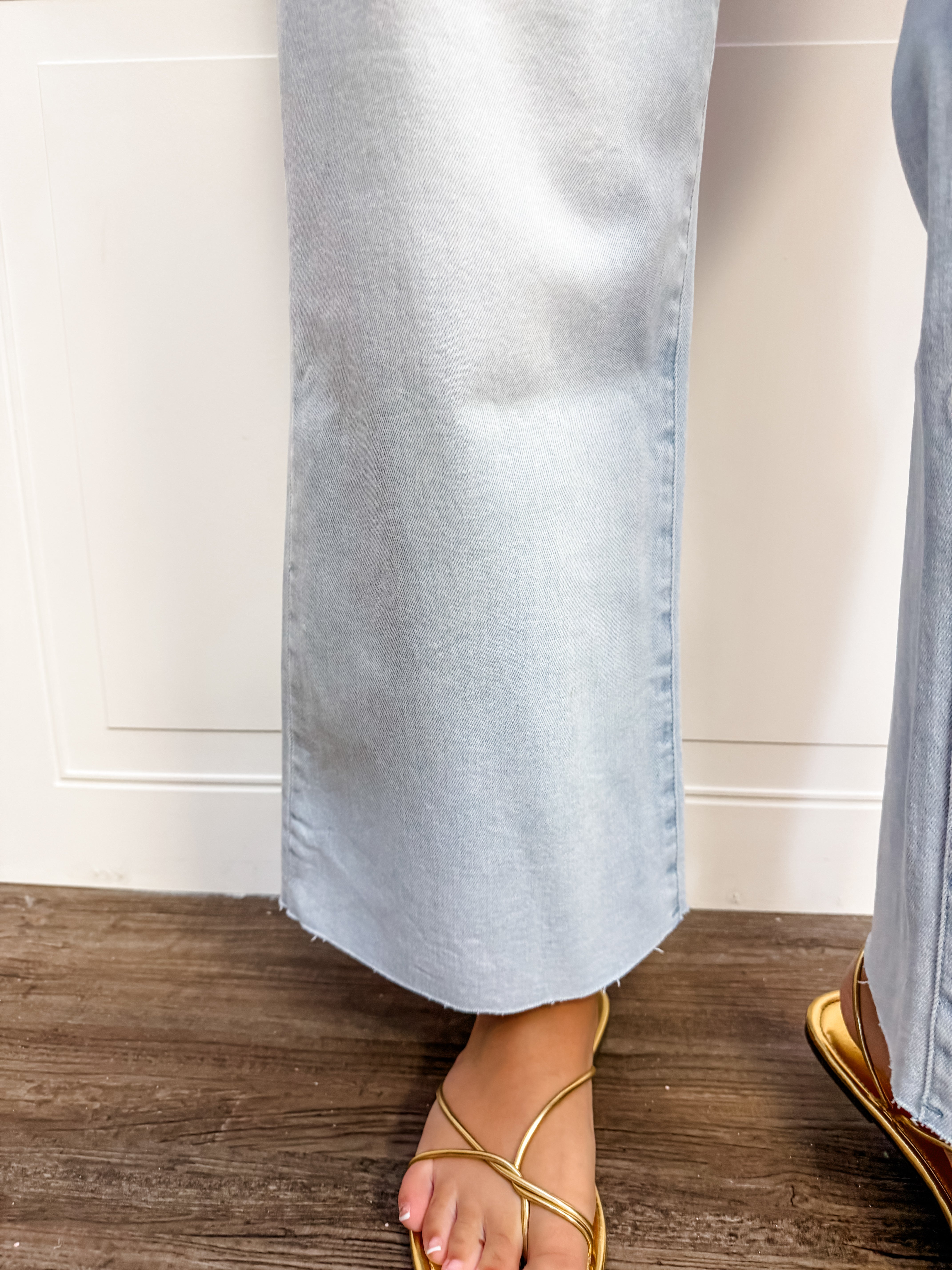 High Rise Wide Flare Jeans - Just a Small Town Girl
