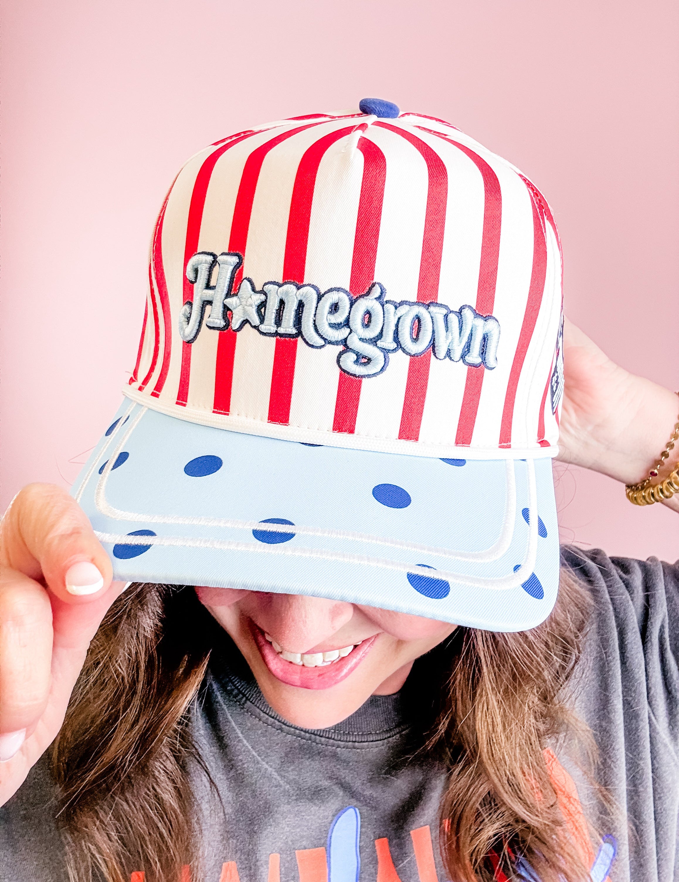 Homegrown & Happy Hat - Just a Small Town Girl