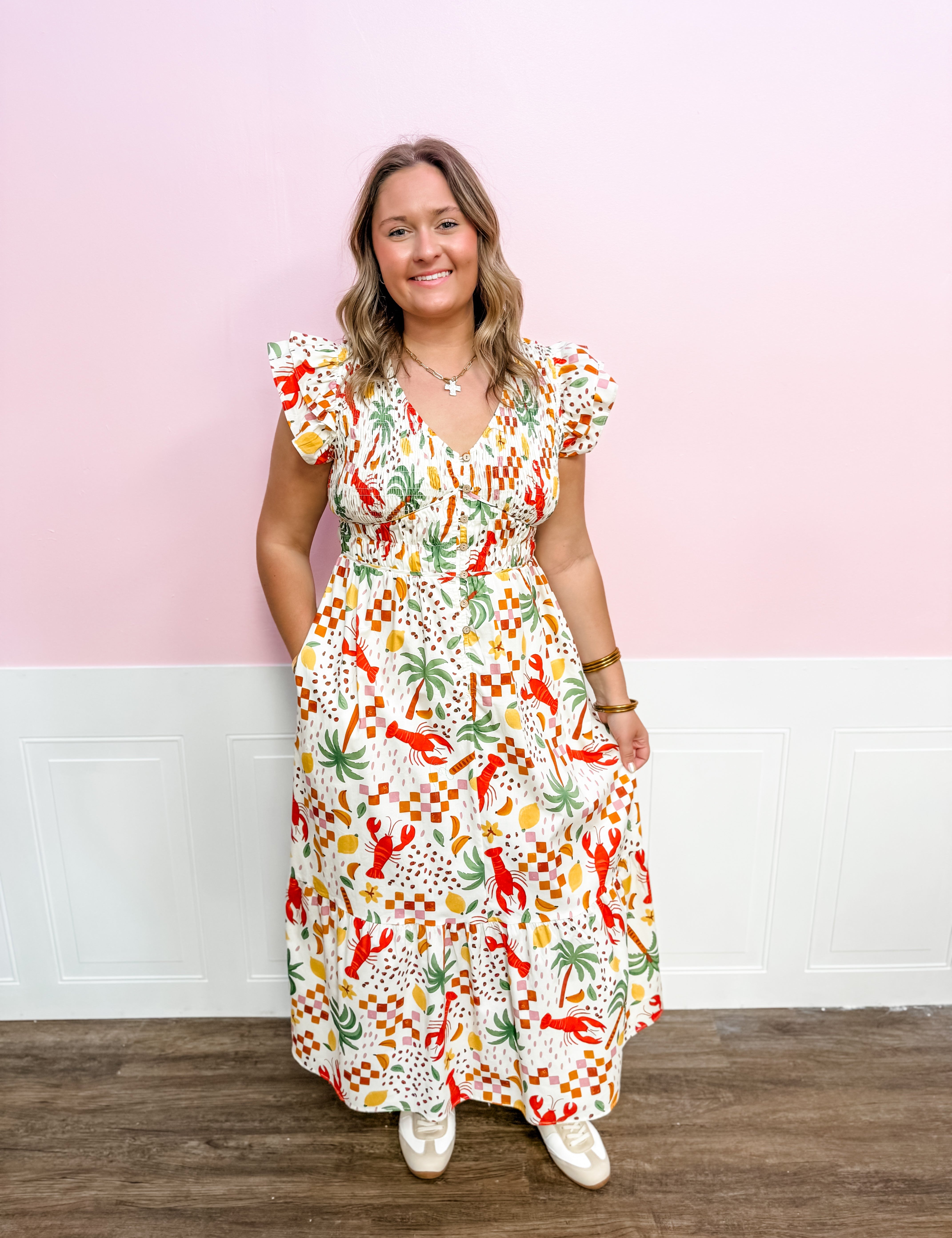 Island Picnic Maxi Dress - Just a Small Town Girl