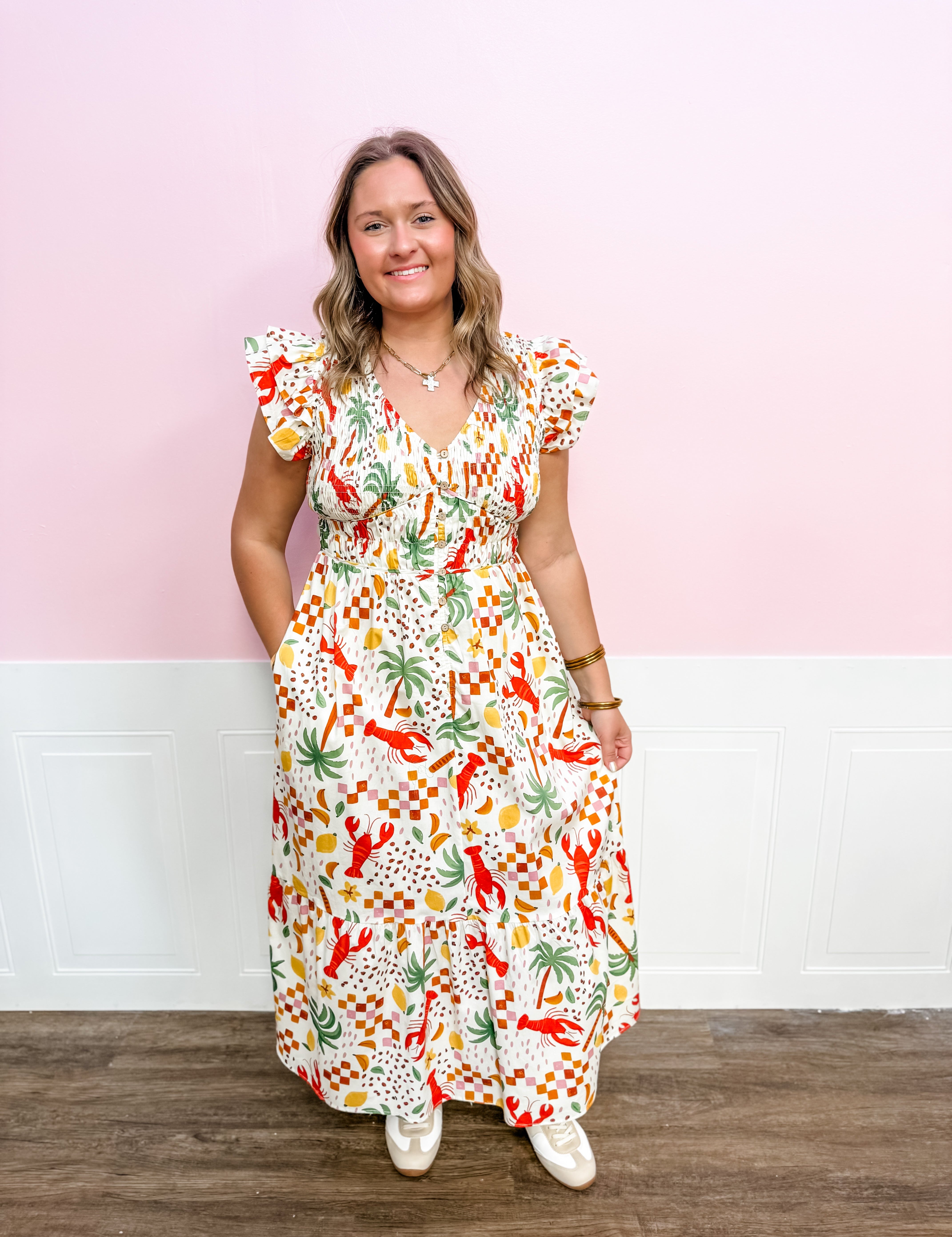 Island Picnic Maxi Dress - Just a Small Town Girl