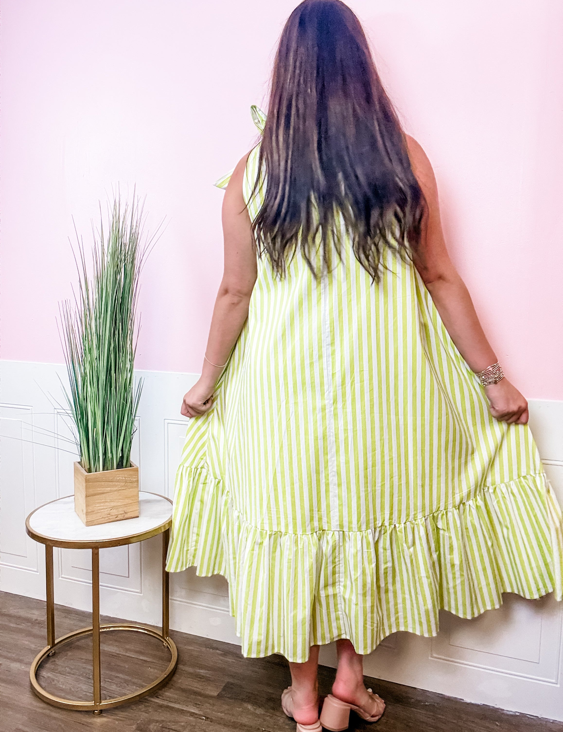 Key Lime Cabana Dress - Just a Small Town Girl