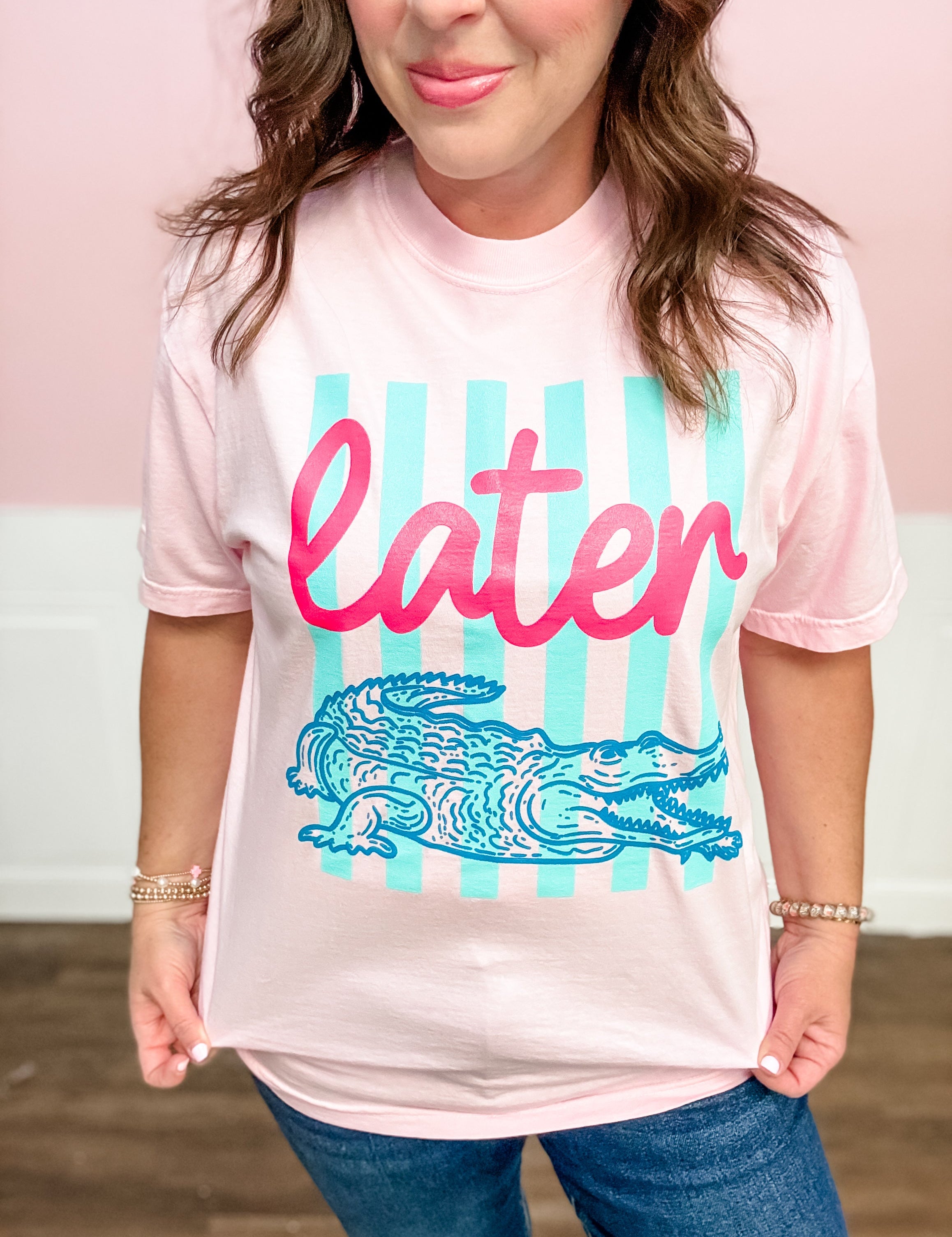 Later Gator Graphic Tee - Just a Small Town Girl