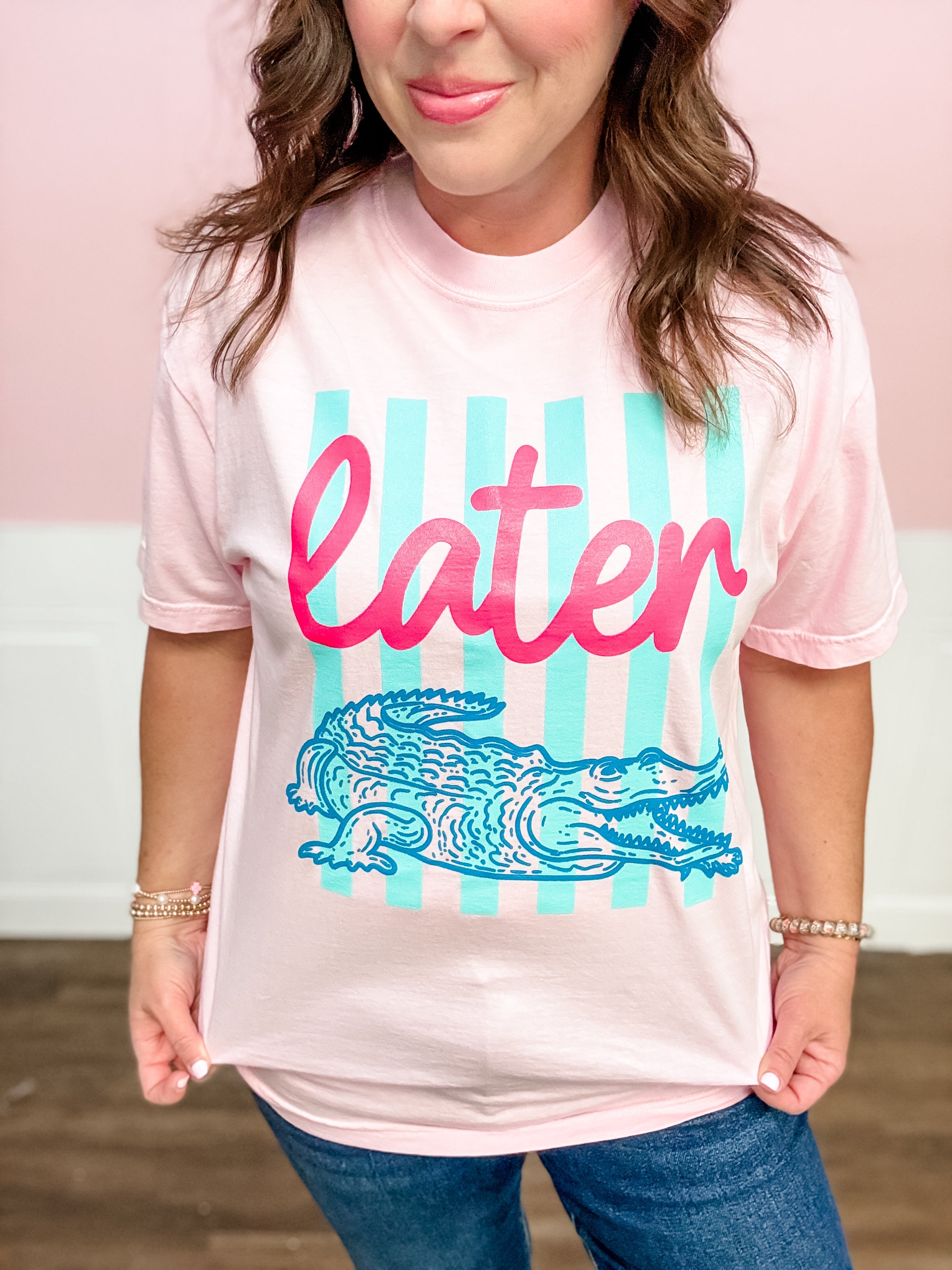 Later Gator Graphic Tee - Just a Small Town Girl