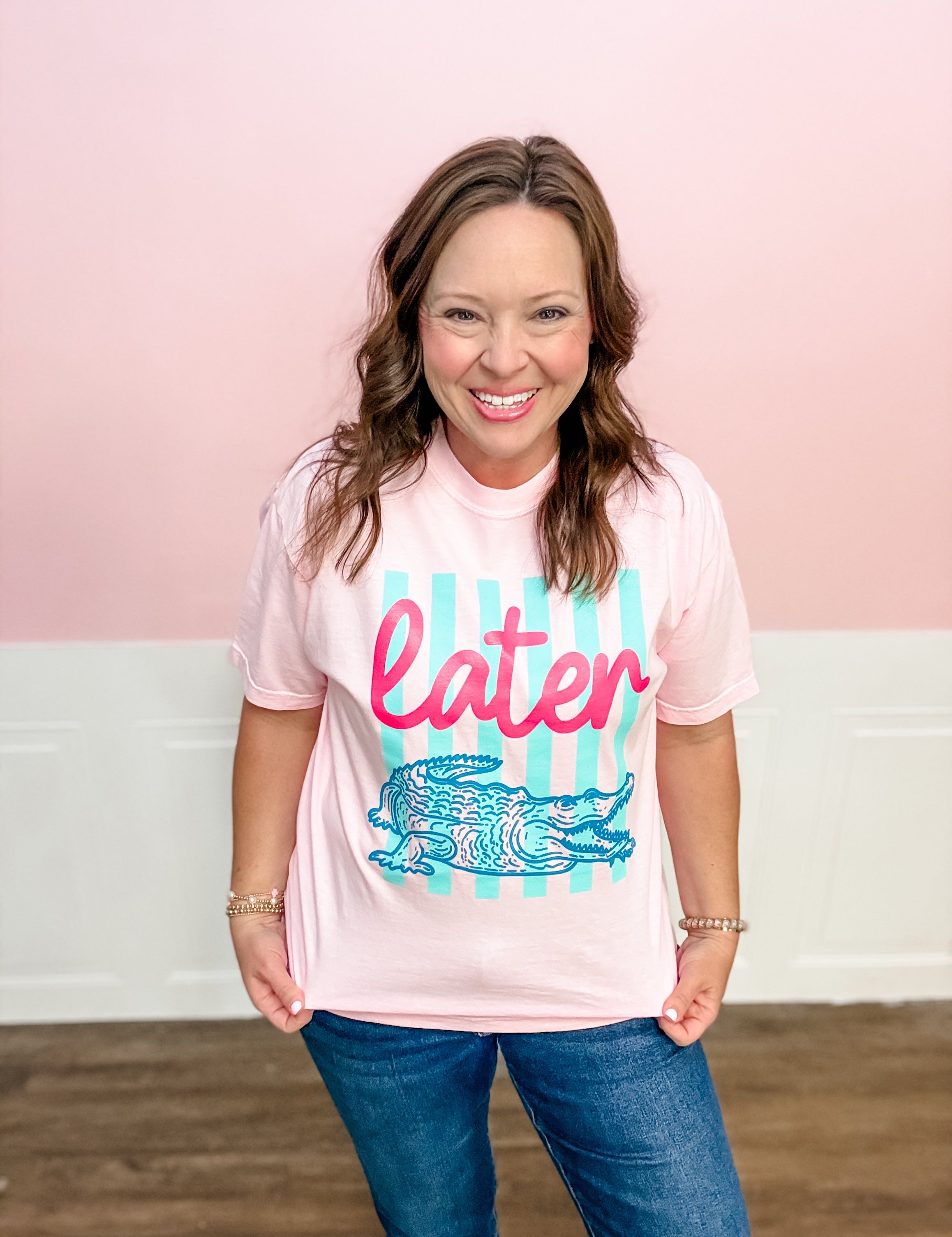 Later Gator Graphic Tee - Just a Small Town Girl