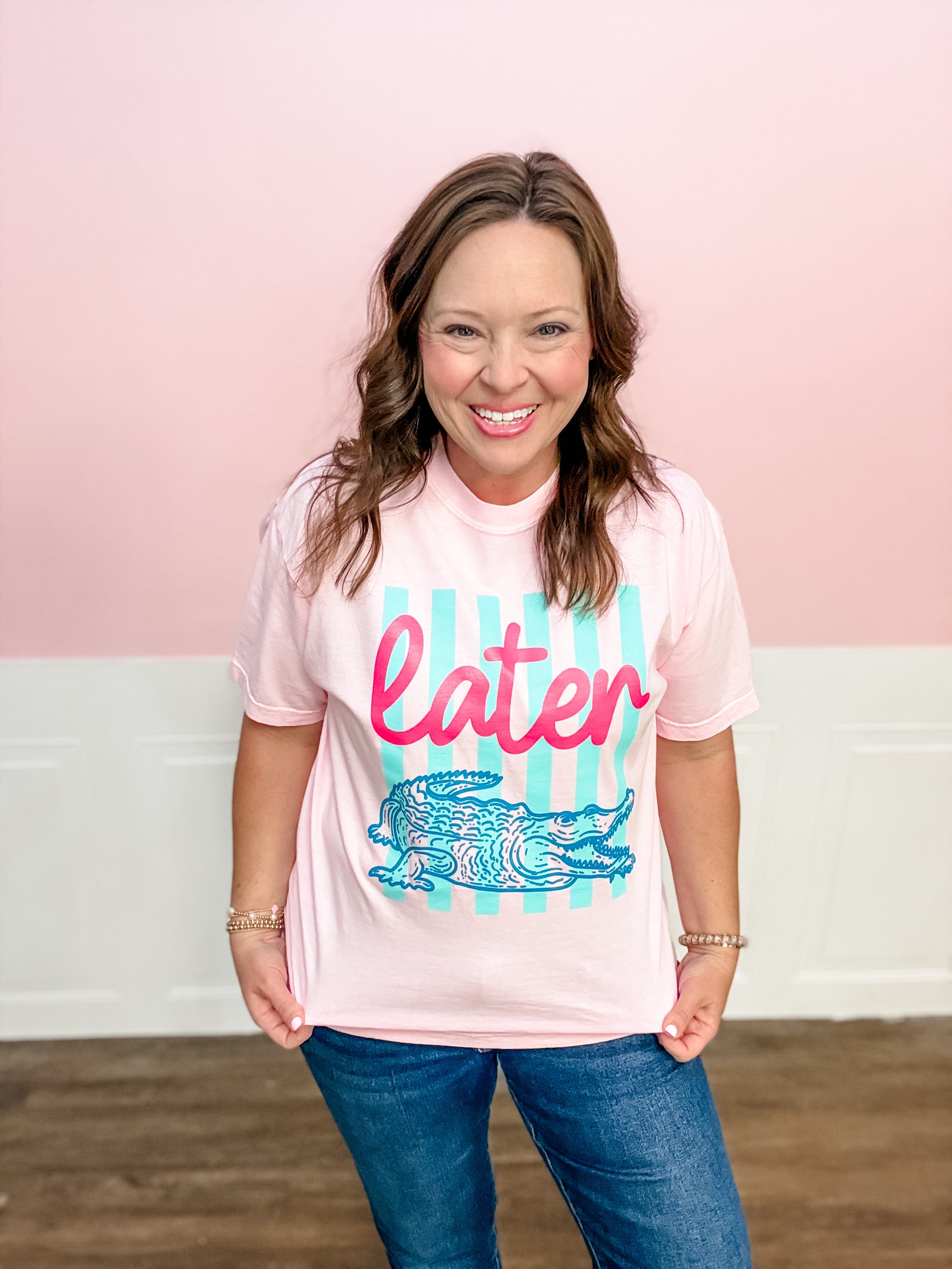 Later Gator Graphic Tee - Just a Small Town Girl