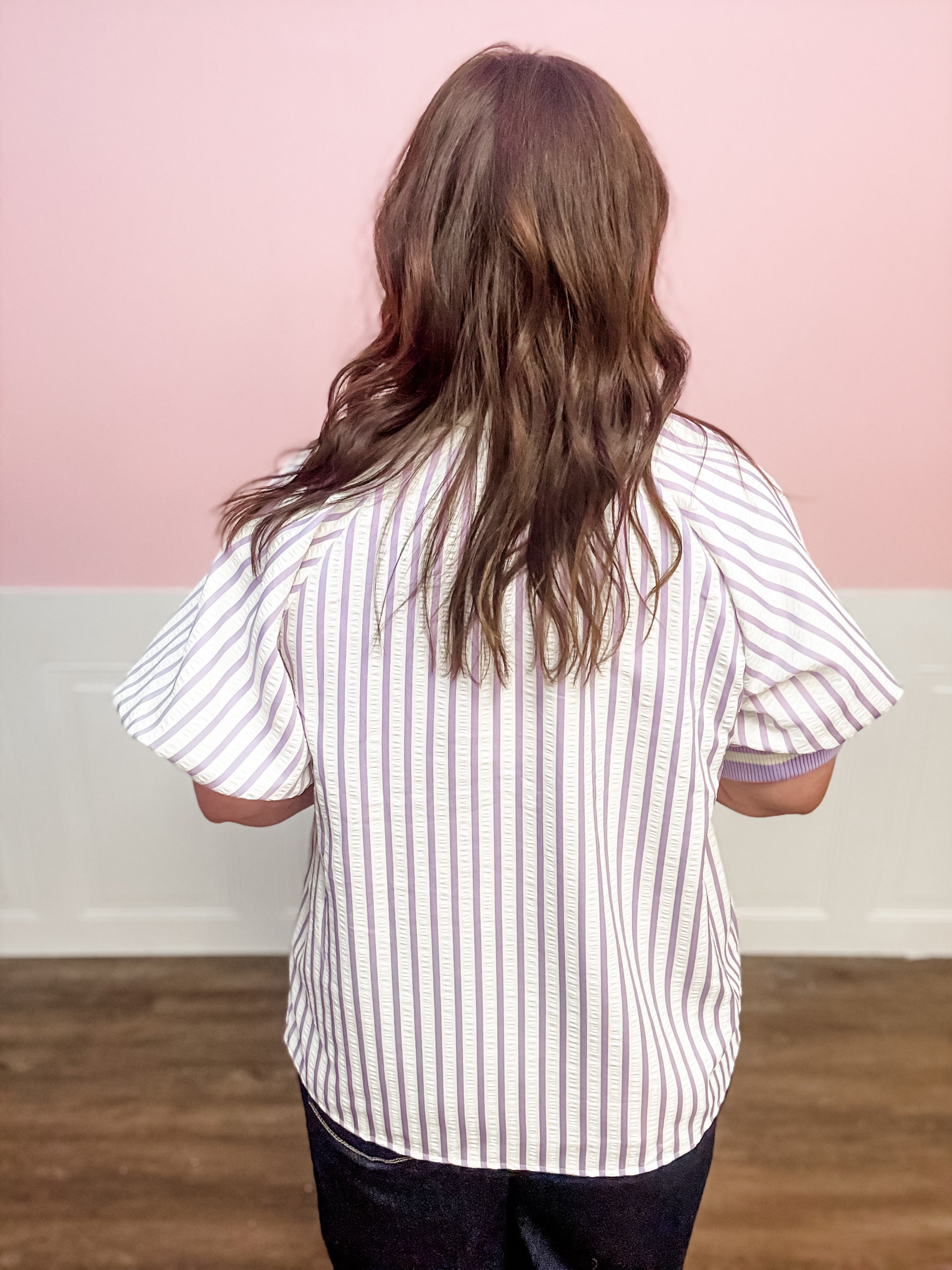 Lavender Breeze Zip Top: Plus Size - Just a Small Town Girl