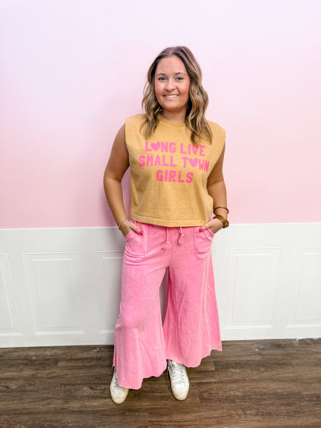 Long Live Small Town Girls Tee - Just a Small Town Girl