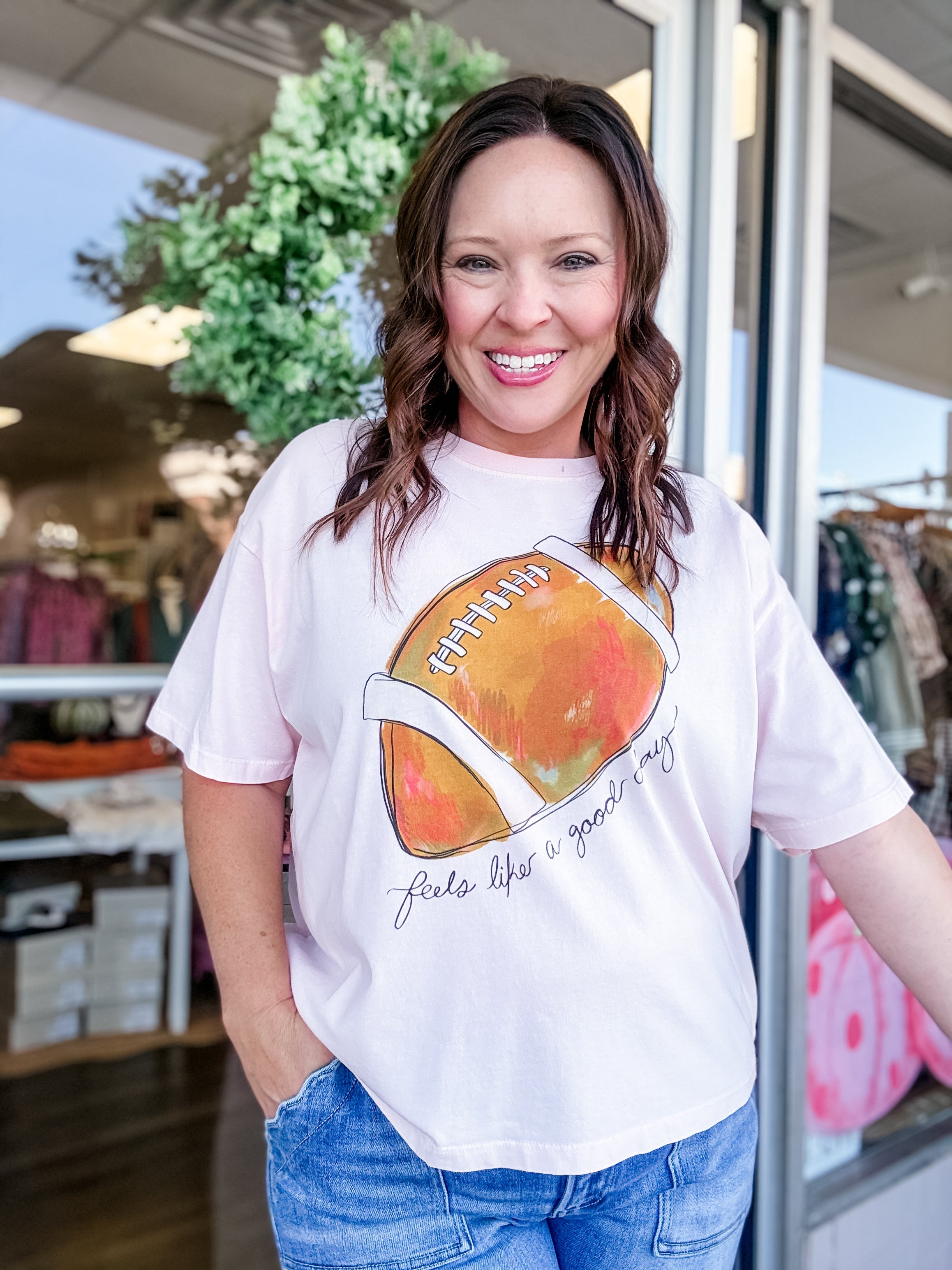 Looks Good On You Tee - Just a Small Town Girl