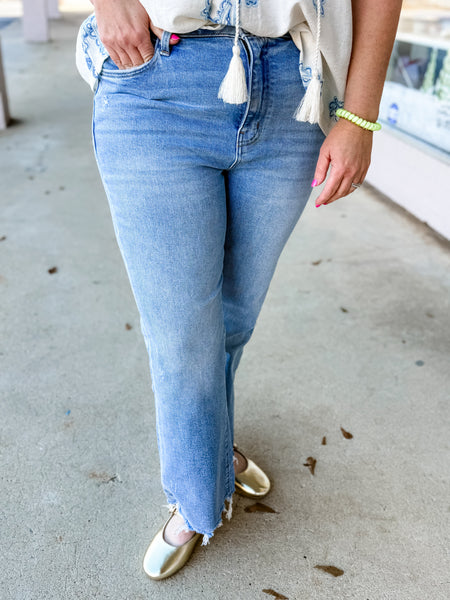 Lovervet High Rise Kick Flare - Just a Small Town Girl