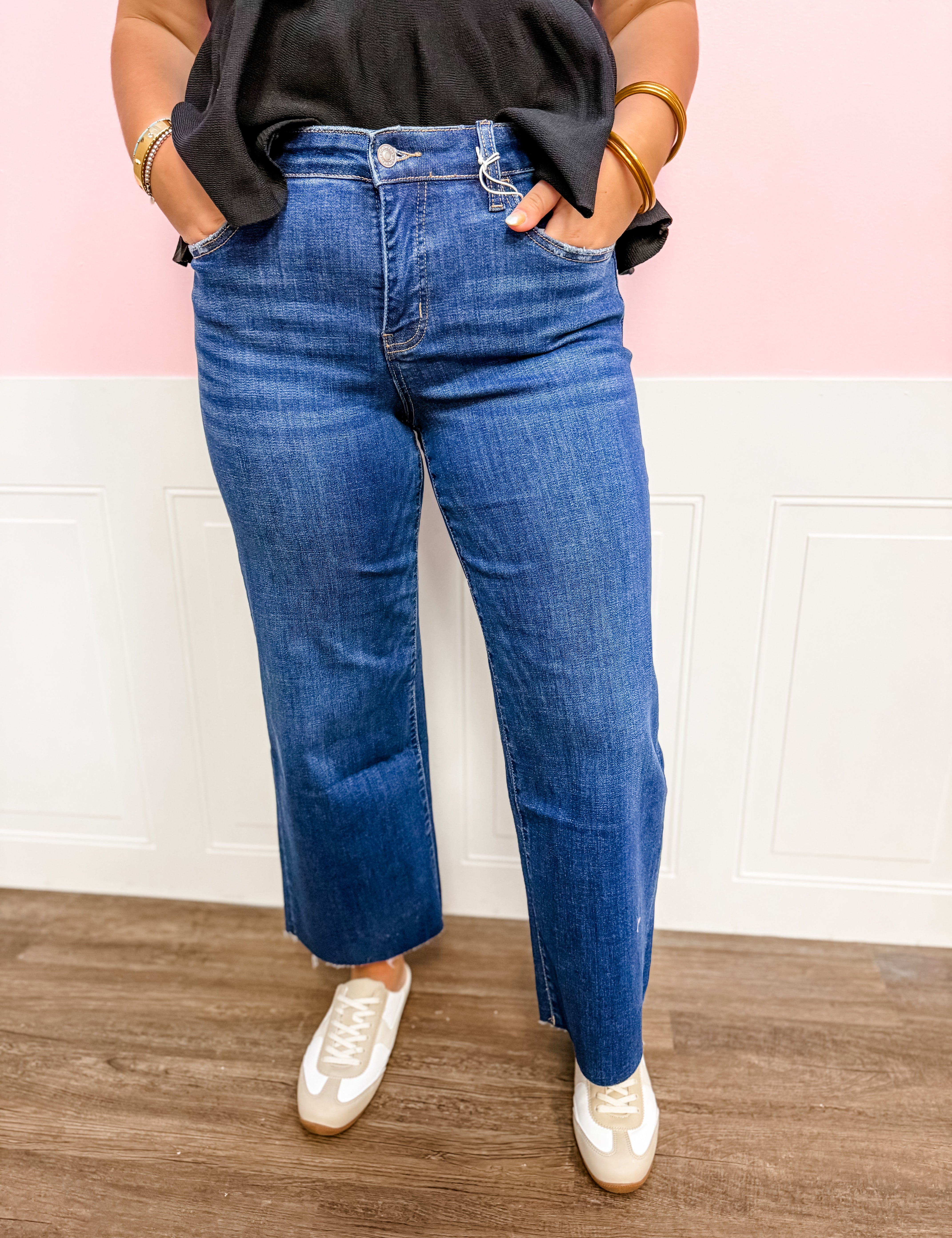 Lovervet Mid Rise Wide Leg Jean - Just a Small Town Girl