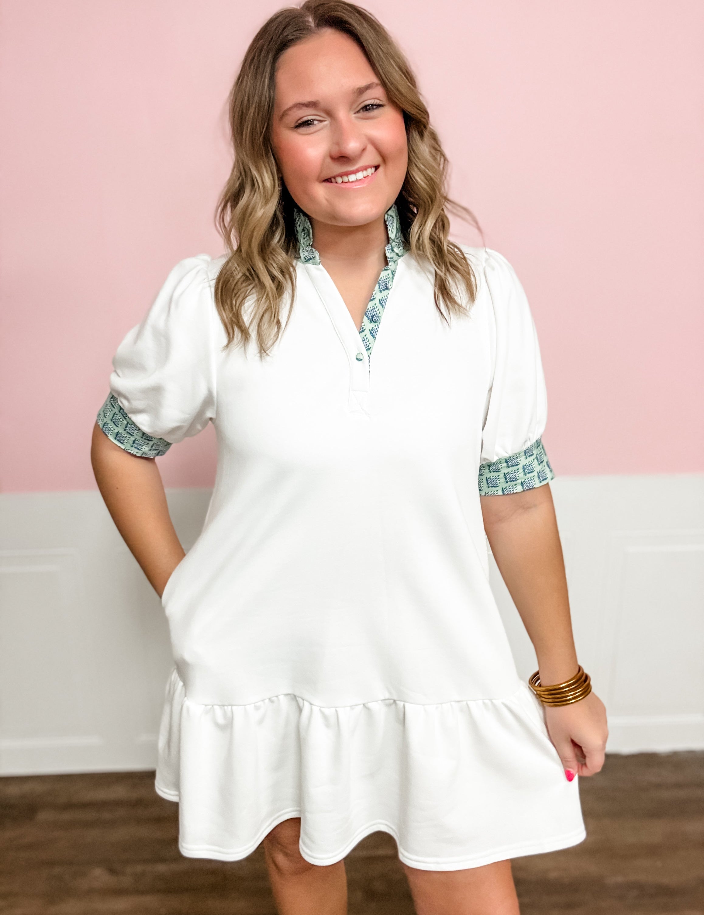 Lucky Day Tiered Dress - Just a Small Town Girl