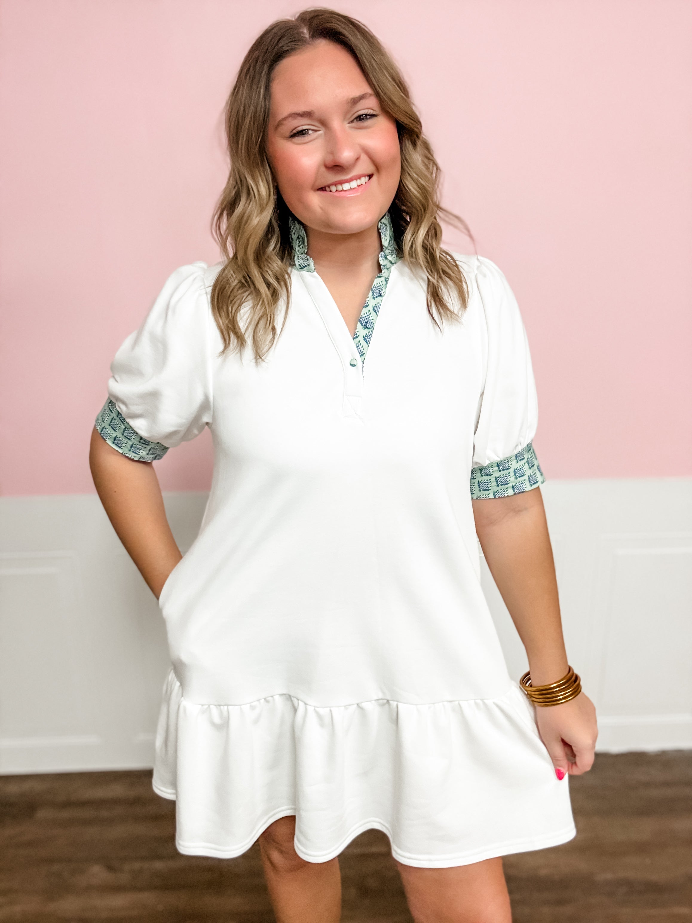 Lucky Day Tiered Dress - Just a Small Town Girl