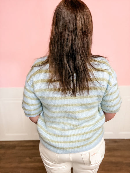 Lucky Layers Stripe Sweater - Just a Small Town Girl