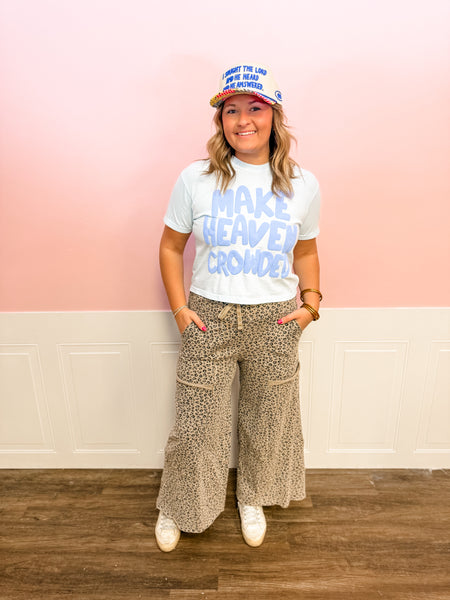 Make Heaven Crowded Puff Tee - Just a Small Town Girl