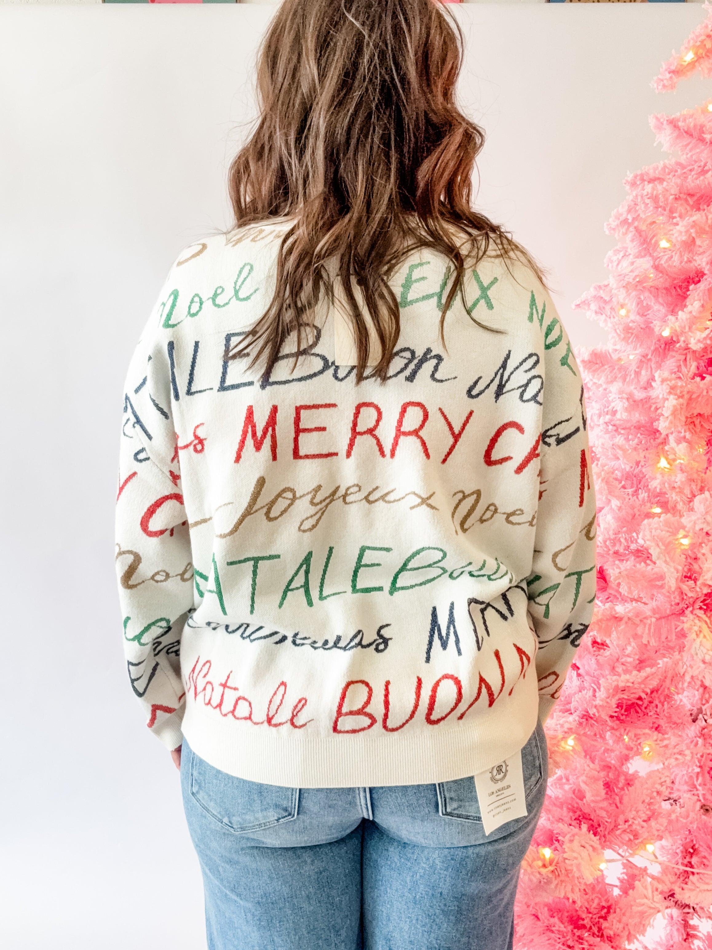 Merry & Bright Christmas Sweater - Just a Small Town Girl