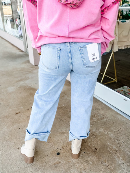 Mica Flower Jean - Just a Small Town Girl