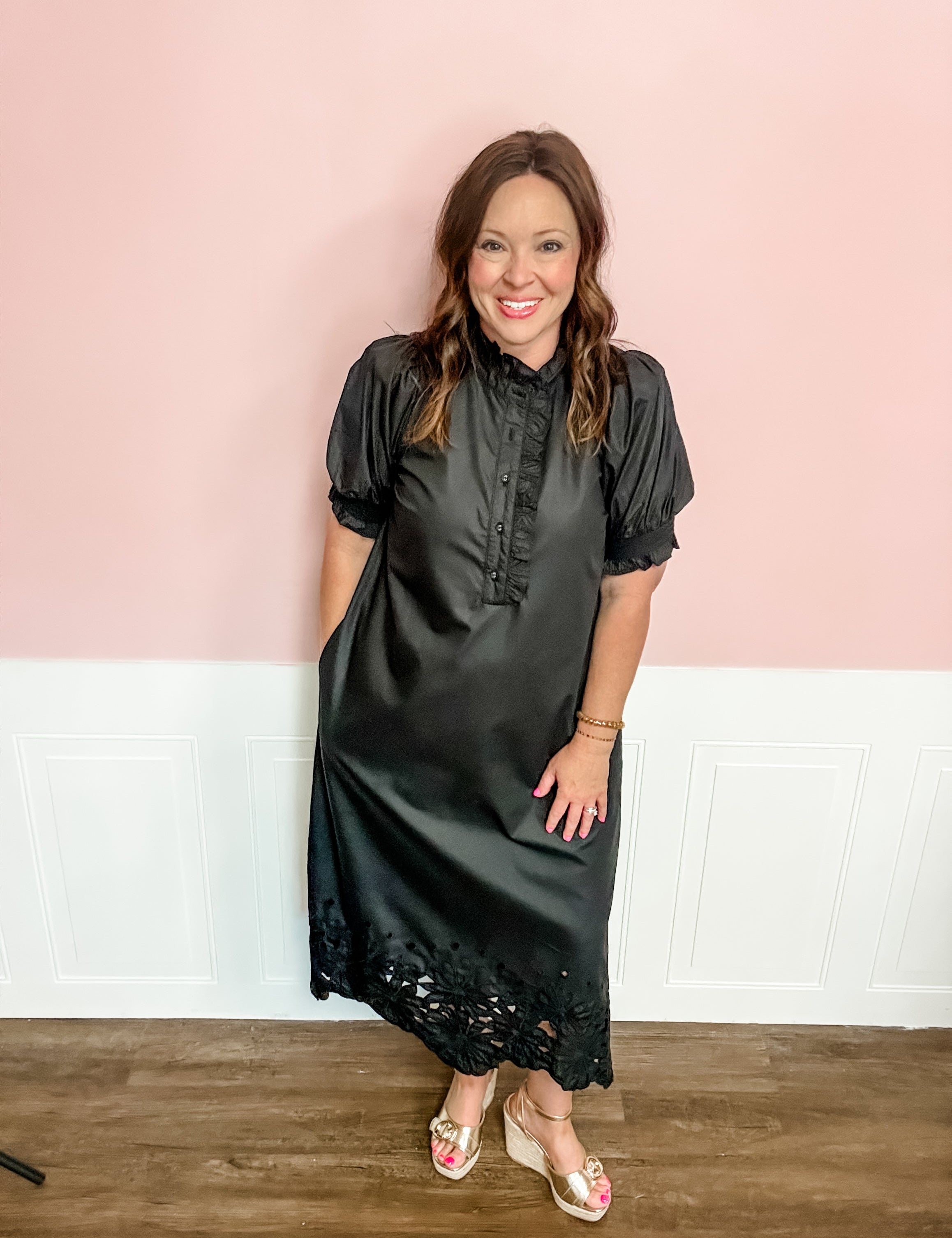 Midnight Charm Dress - Just a Small Town Girl