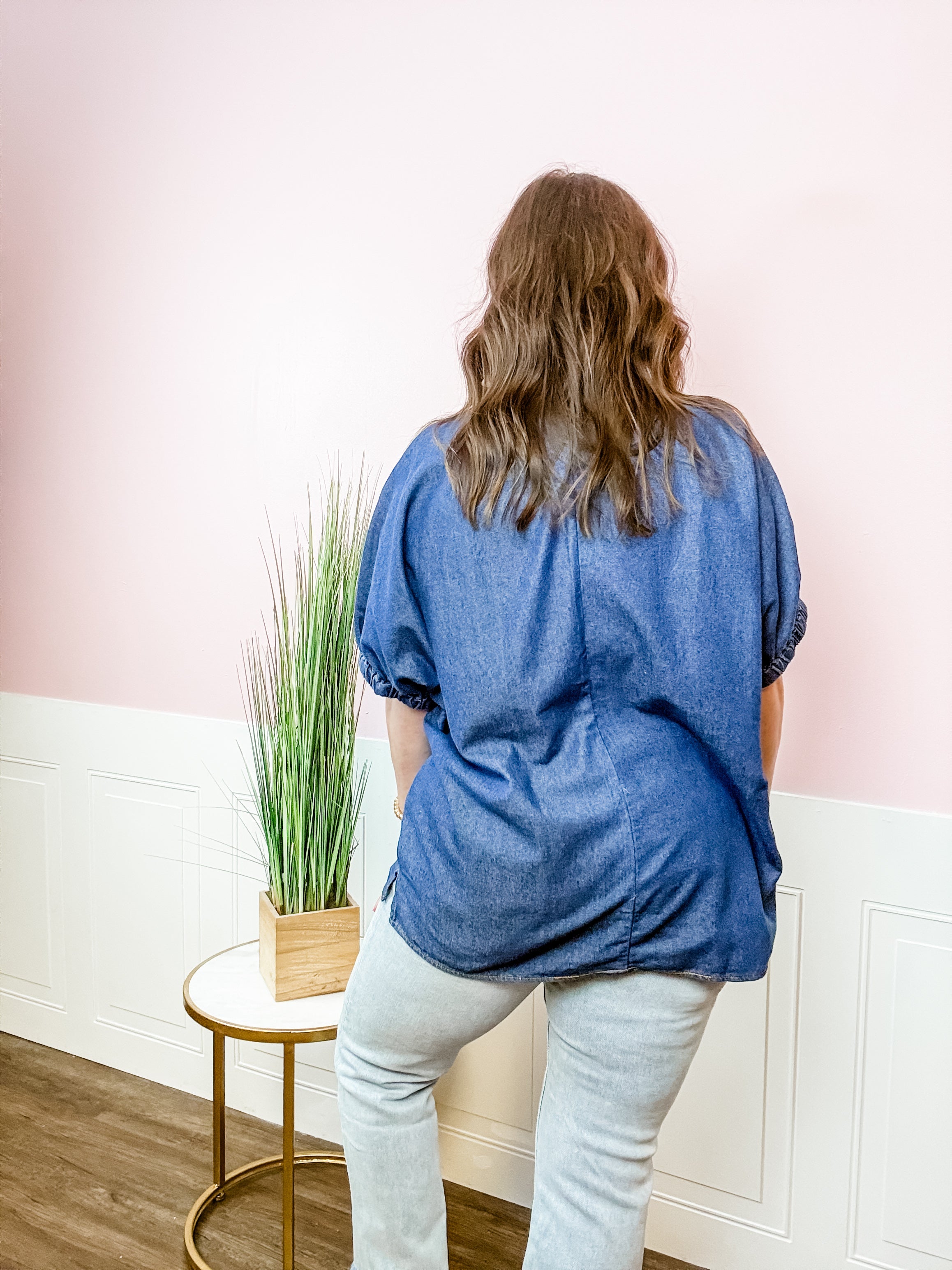 Midnight Fiesta Embroidered Top - Just a Small Town Girl