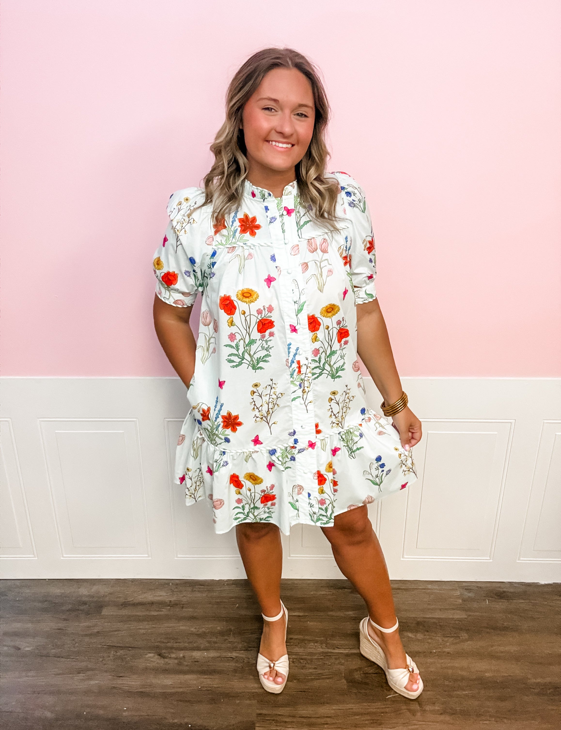 Mint Meadow Bloom Dress - Just a Small Town Girl