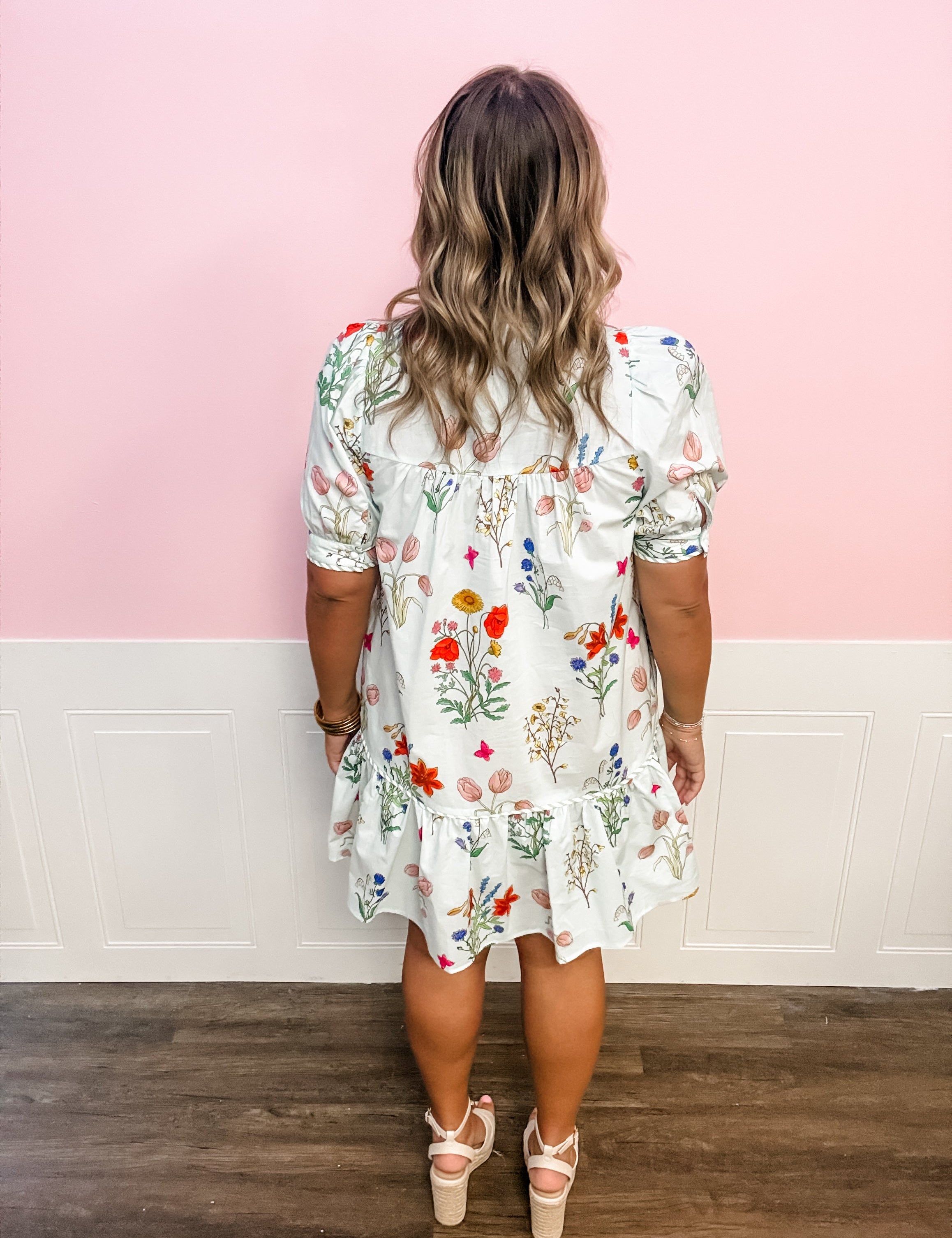 Mint Meadow Bloom Dress - Just a Small Town Girl