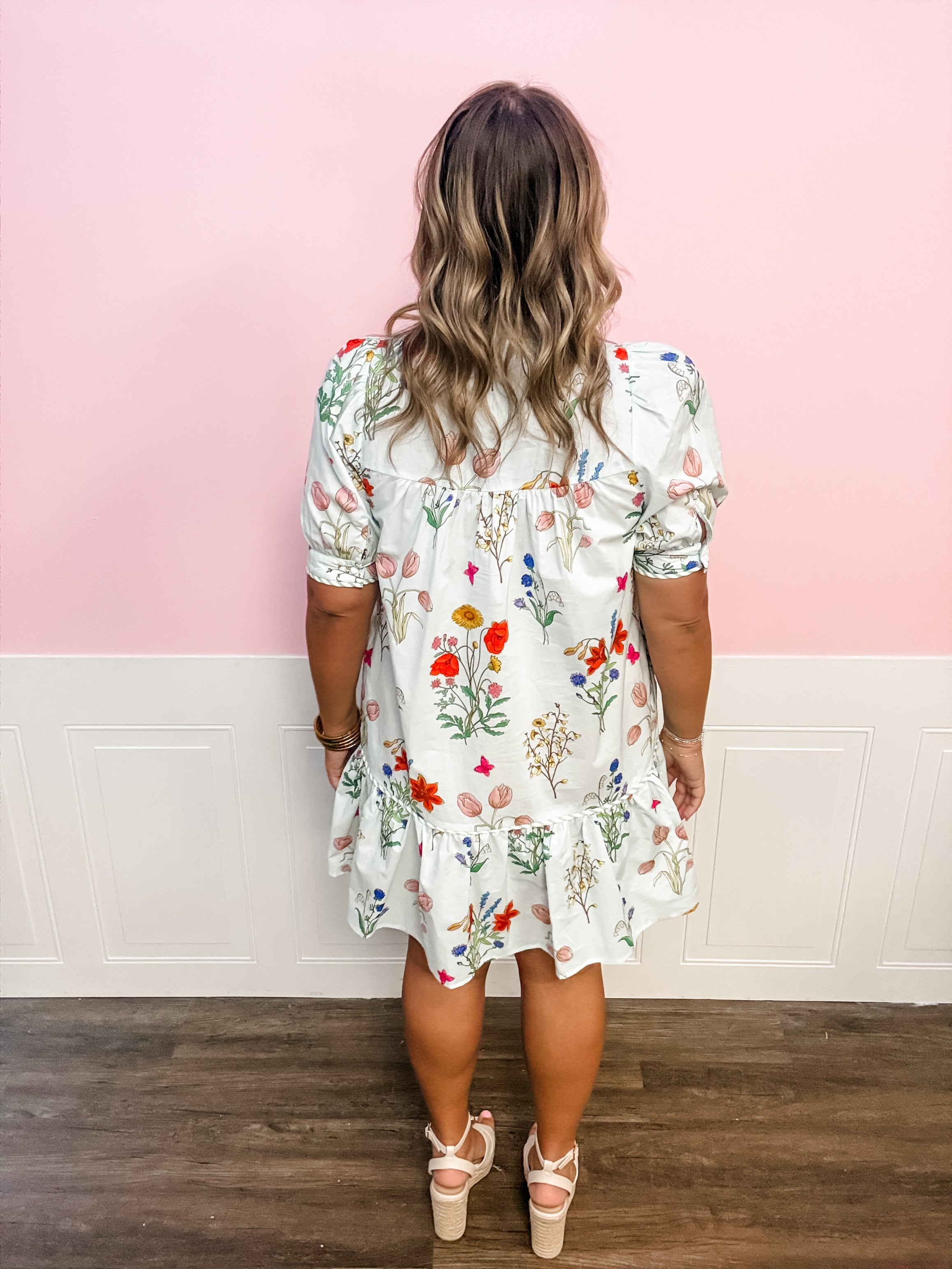 Mint Meadow Bloom Dress - Just a Small Town Girl