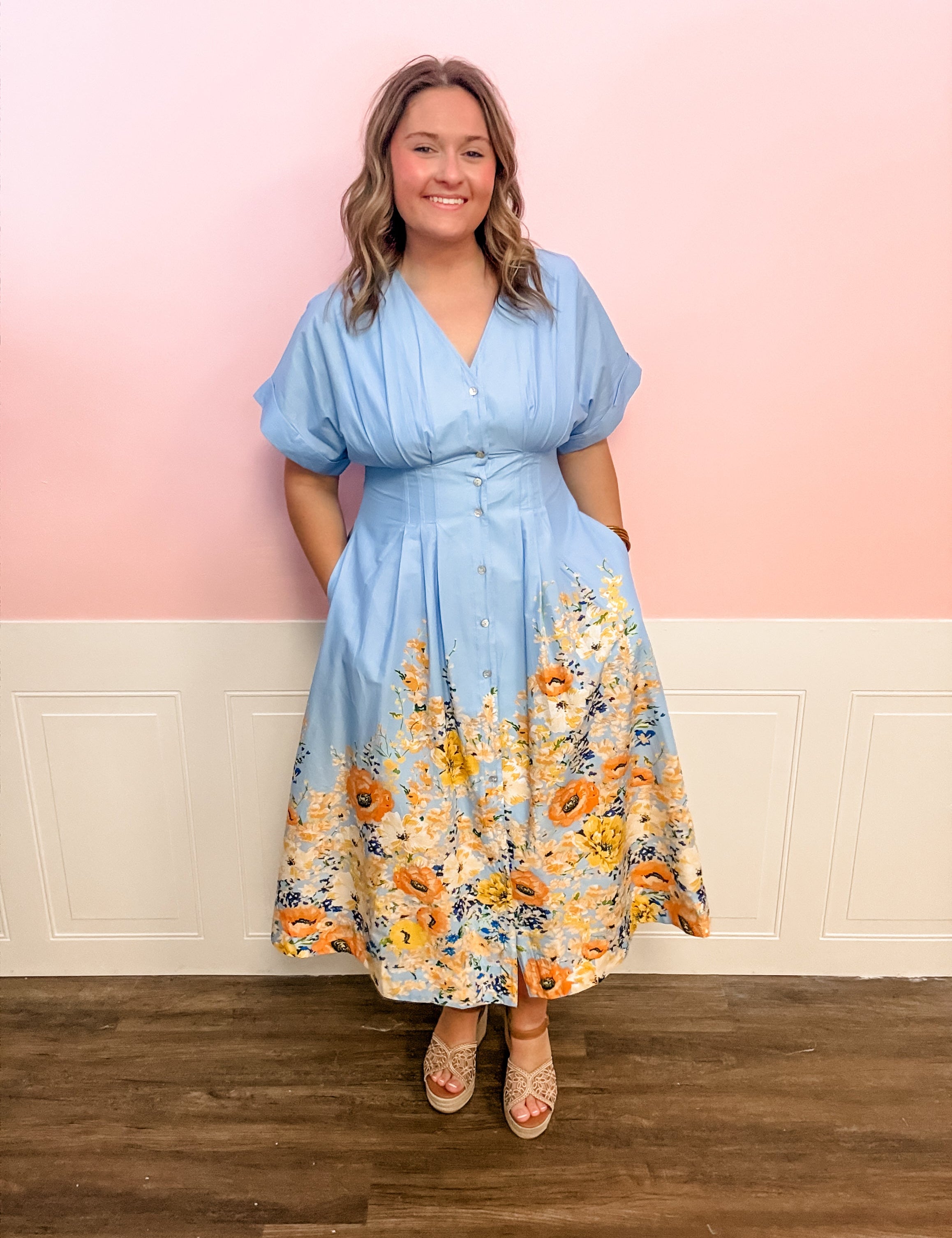 Morning Glory Garden Maxi Dress - Just a Small Town Girl