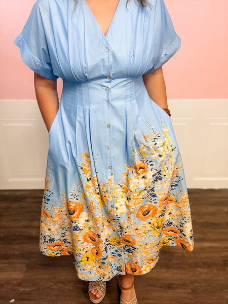 Morning Glory Garden Maxi Dress - Just a Small Town Girl