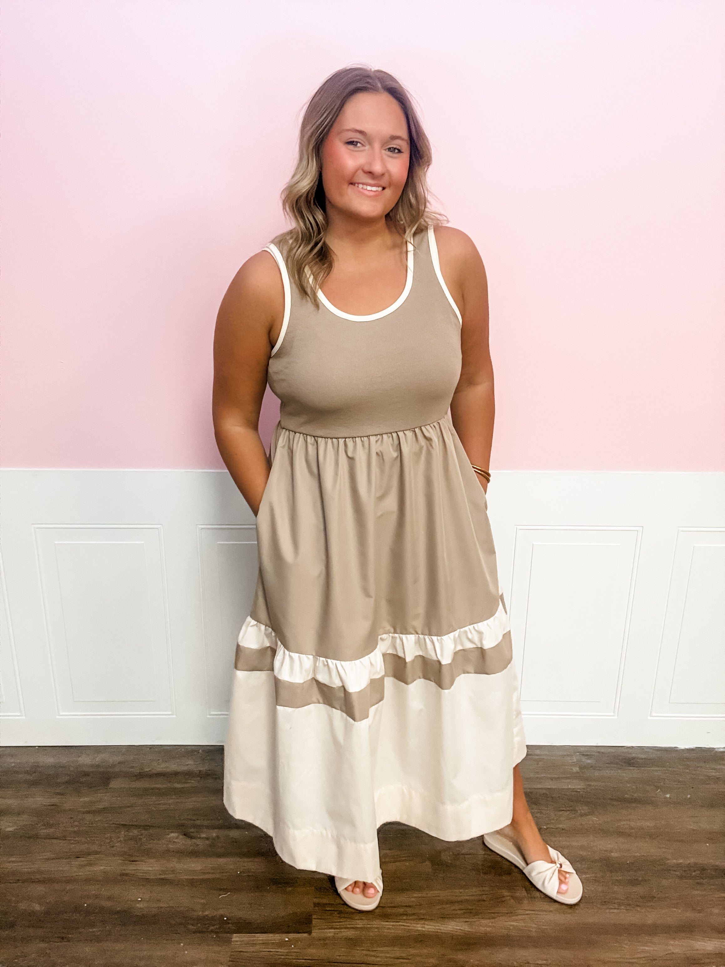 Neutral Nights Dress - Just a Small Town Girl