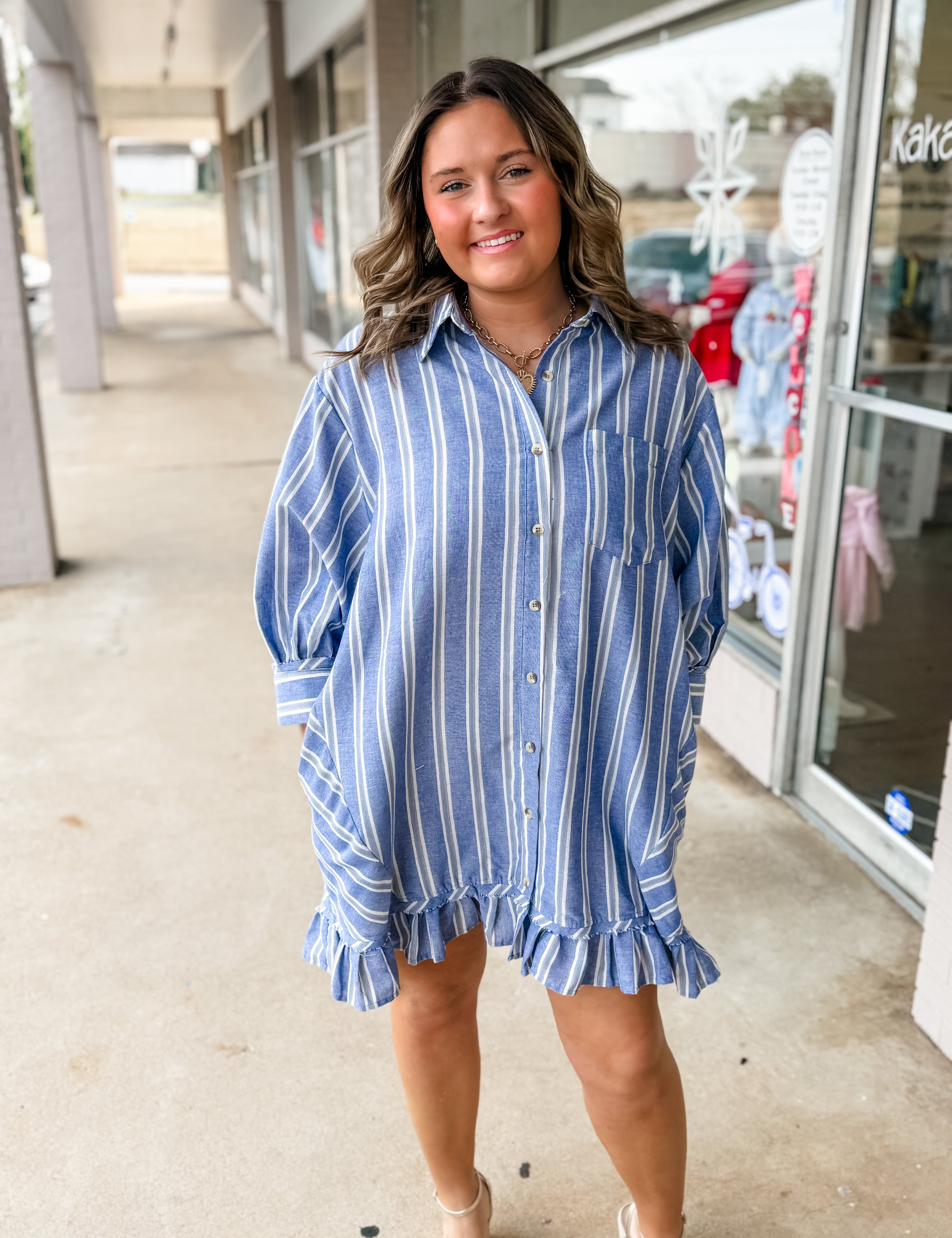 Ocean Avenue Stripe Dress - Just a Small Town Girl