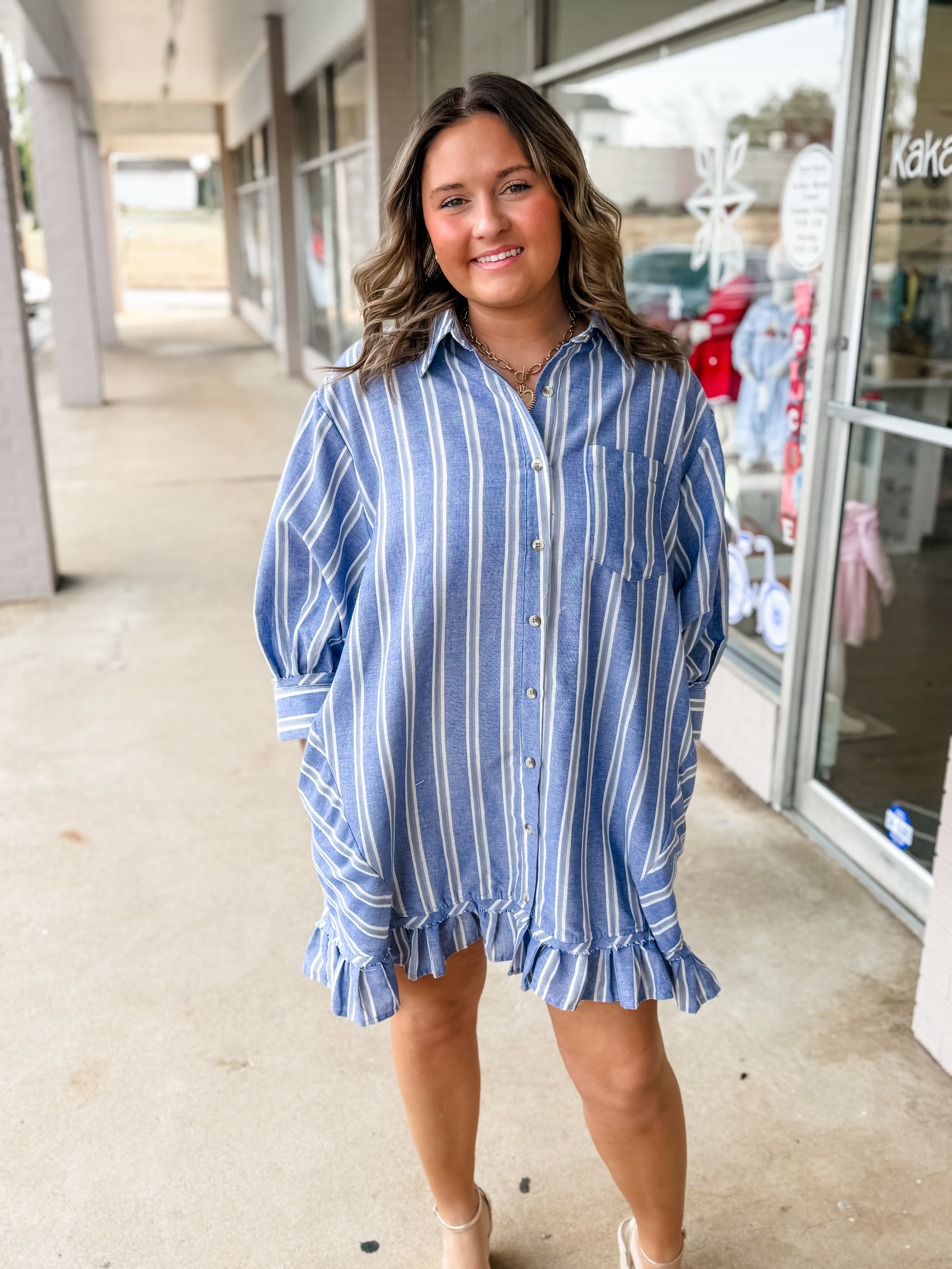 Ocean Avenue Stripe Dress - Just a Small Town Girl