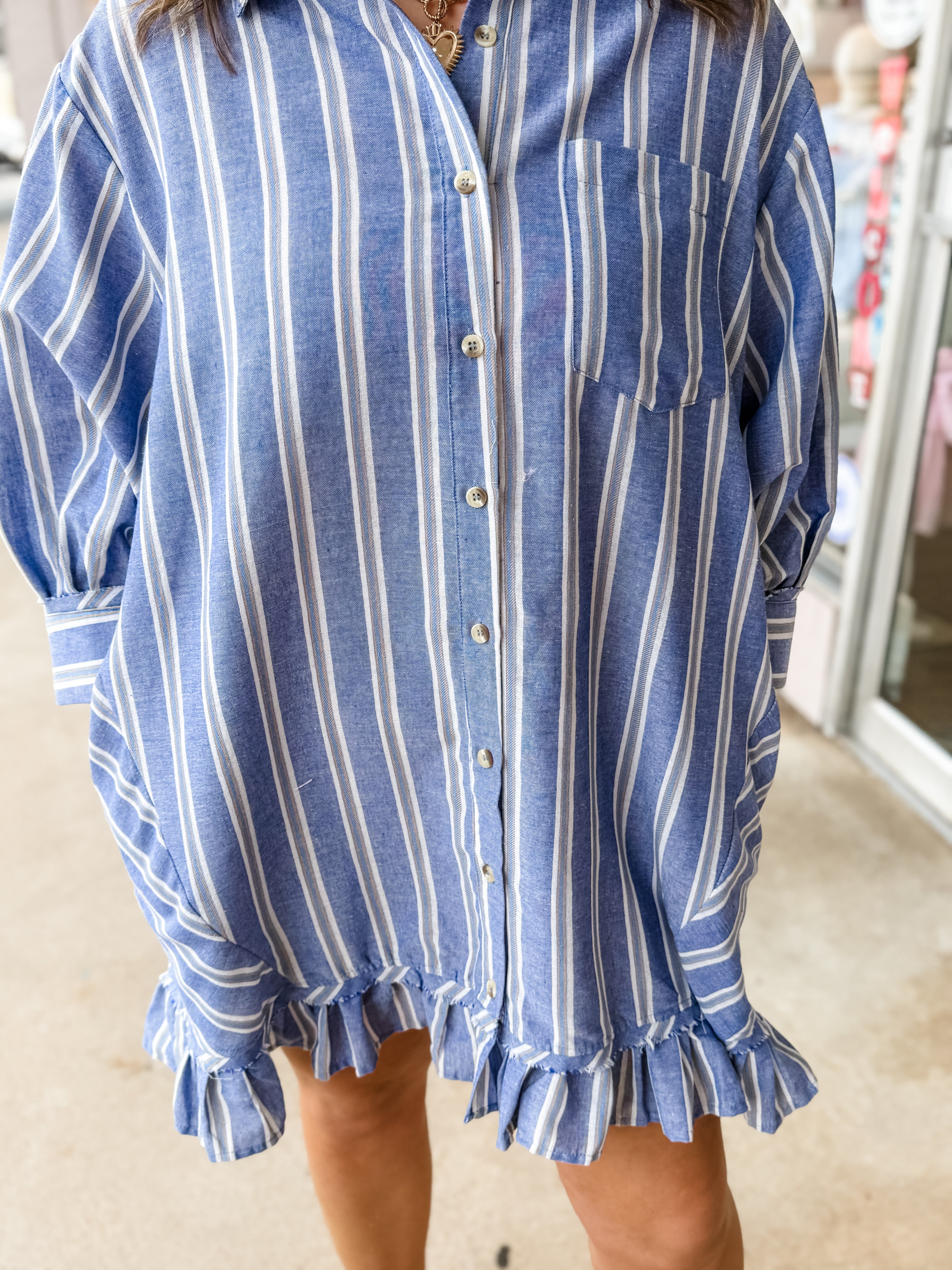 Ocean Avenue Stripe Dress - Just a Small Town Girl