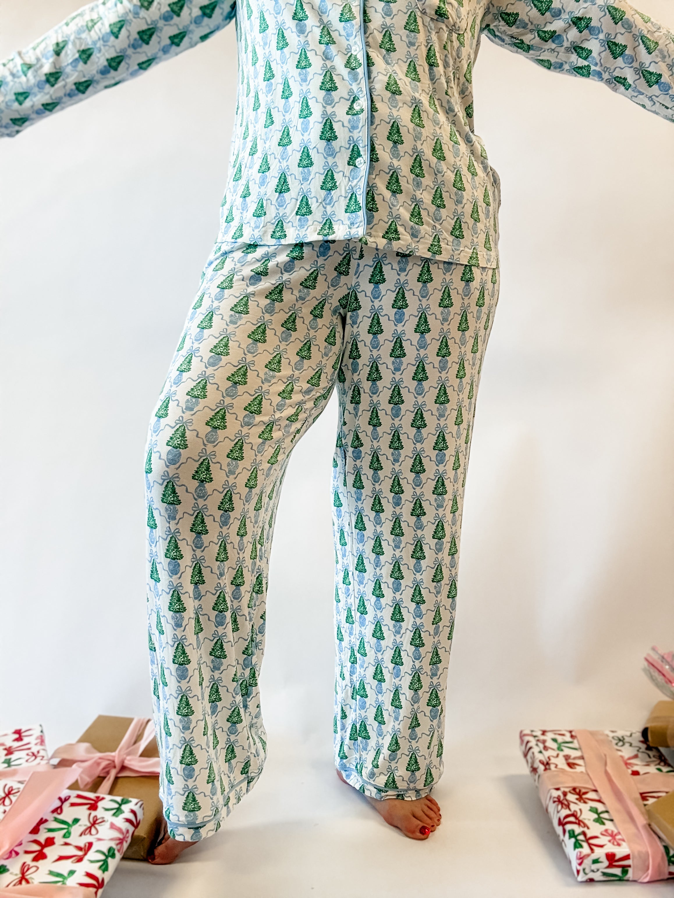 Oh Christmas Tree Pajama Set - Just a Small Town Girl