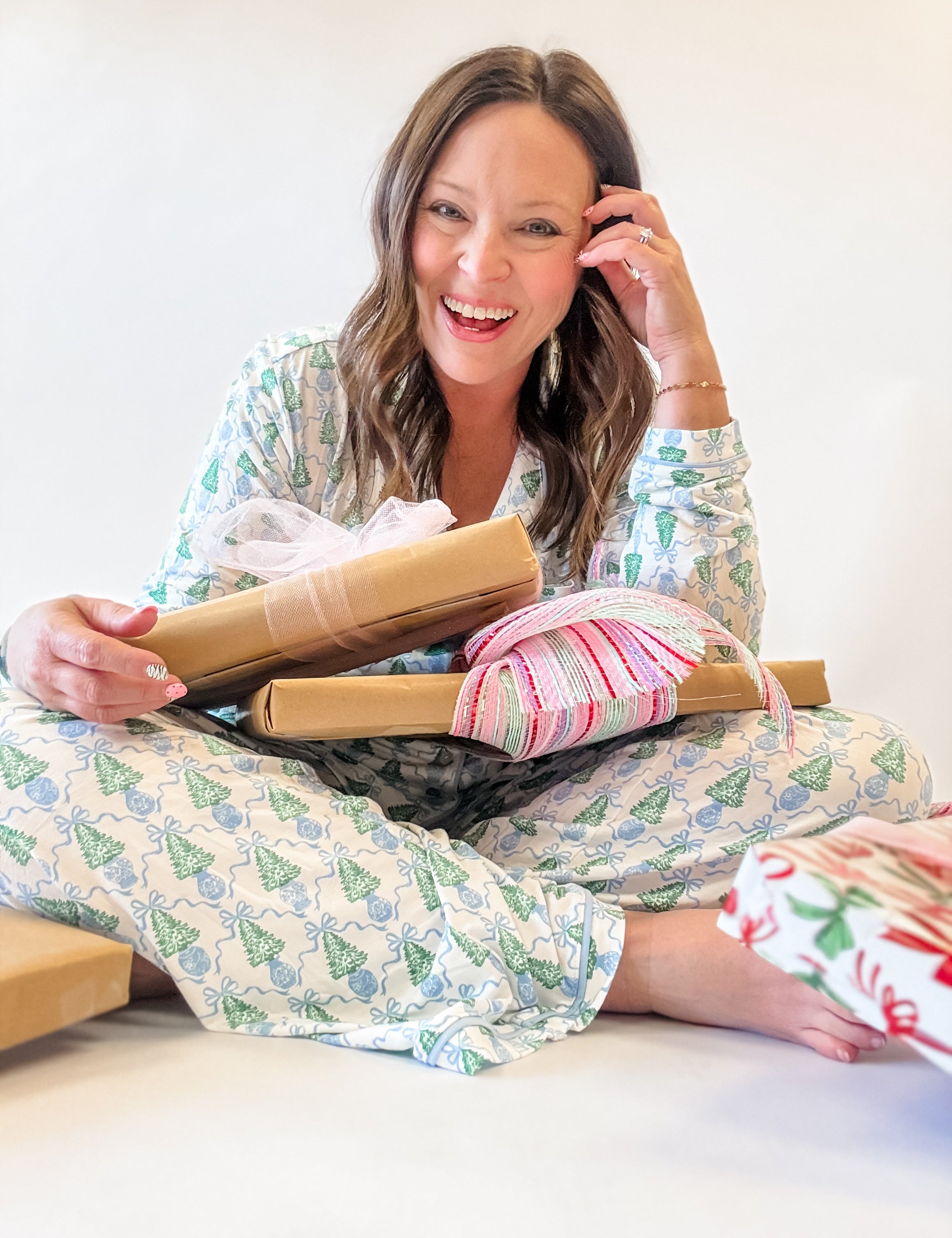 Oh Christmas Tree Pajama Set - Just a Small Town Girl